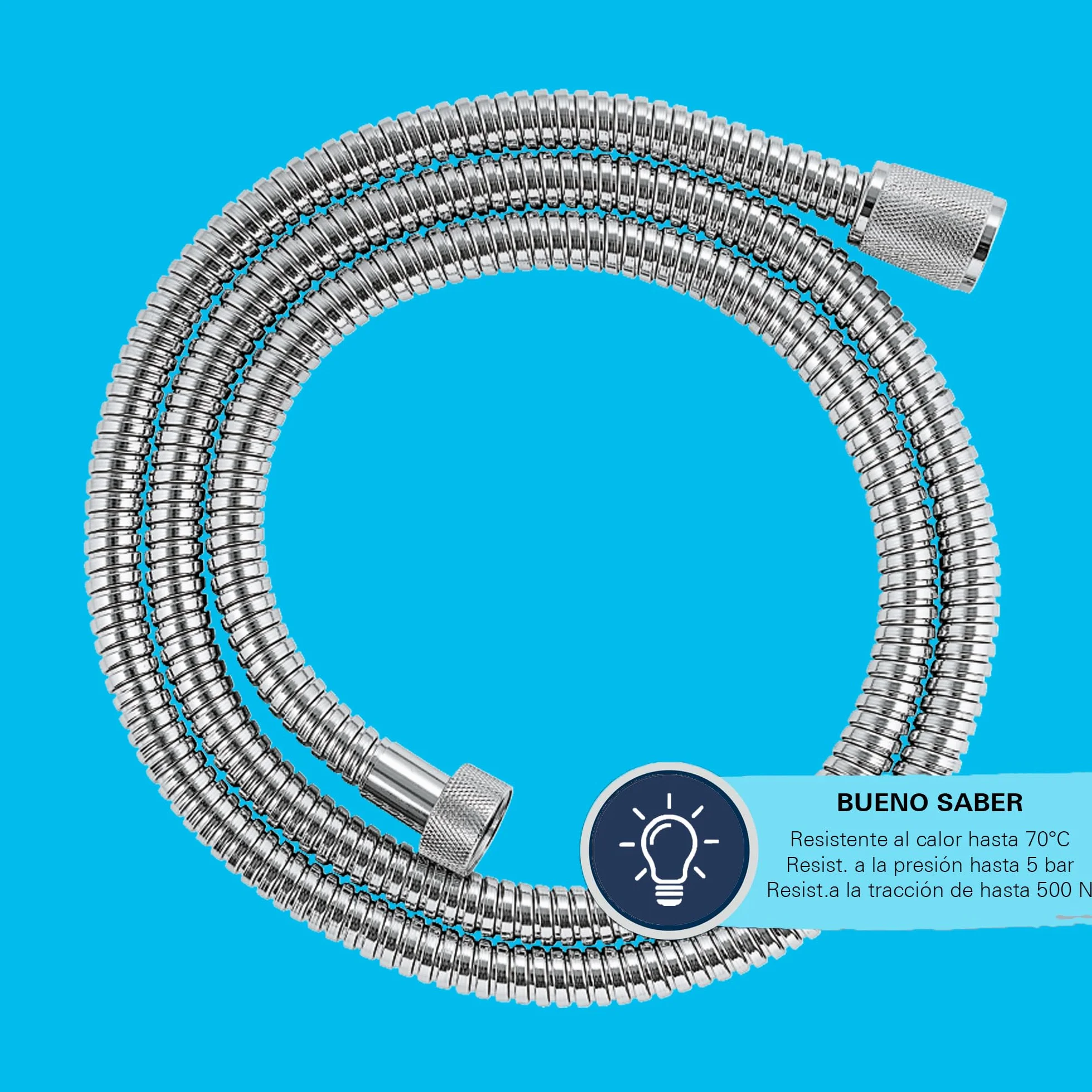 Grohe VitalioFlex Metal hose 1250 mm