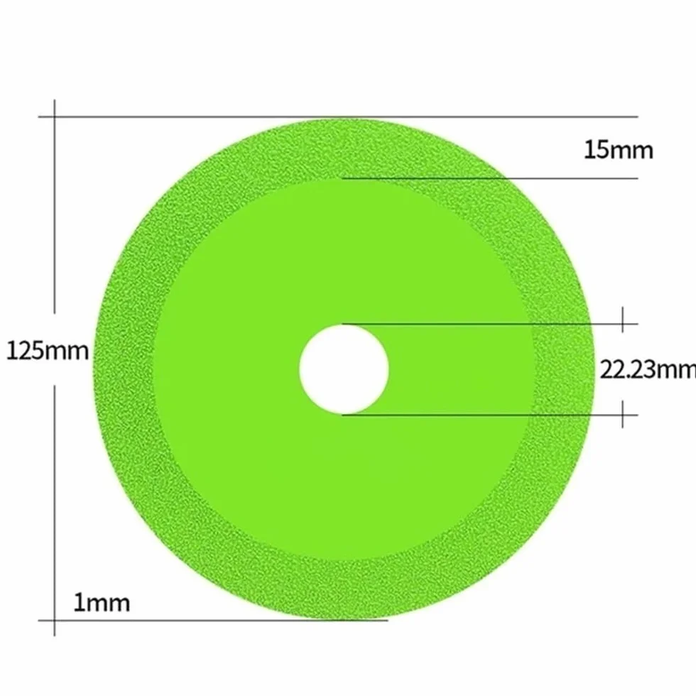 Diamentowe brzeszczoty do pił, Tarcze diamentowe do szlifowania płytek ceramicznych 100/115/125 mm elektronarzędzi szlifierek kątowych typu 100(Green,115mm)