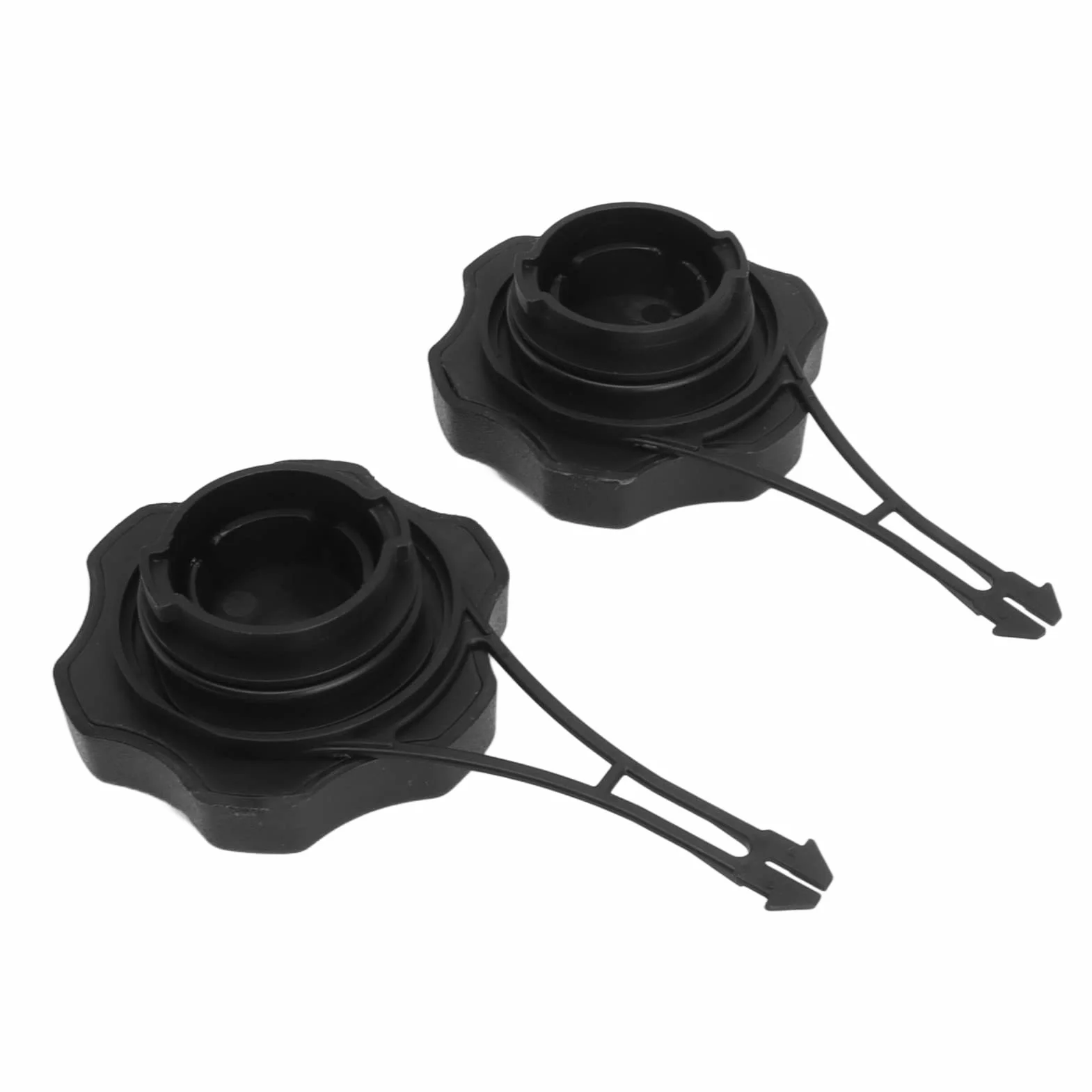 2 szt. Korek Wlewu Paliwa 594061, Korek Wlewu Paliwa Pasujący do Kosiarki Briggs and Stratton WTether 675Exi, Seria 725Exi, Kosiarka Silnikowa z pokrywą Zbiornika Paliwa na Uwięzi