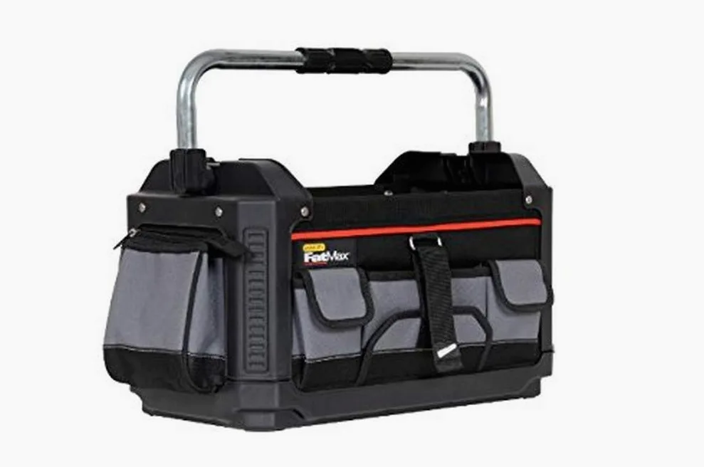 Stanley FatMax 1-79-212 torba narzędziowa (49 x 31 x 28 cm, nylon 600 Denier, ergonomiczny uchwyt, zamykana torba na fontannę