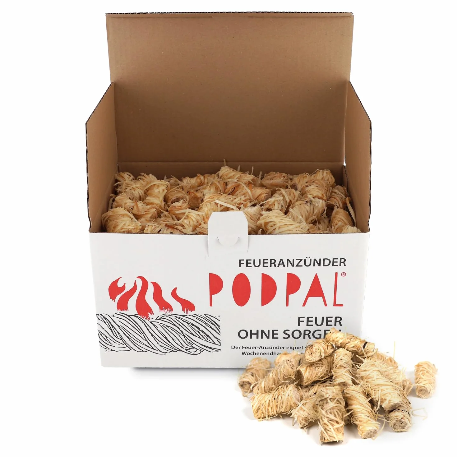 Podpałka z wełny drzewnej | naturalna krzesiwo | kominka z wełny drzewnej wosk | podpałka do grilla | zapalniczka do pieca | podpałka do pieca (200)