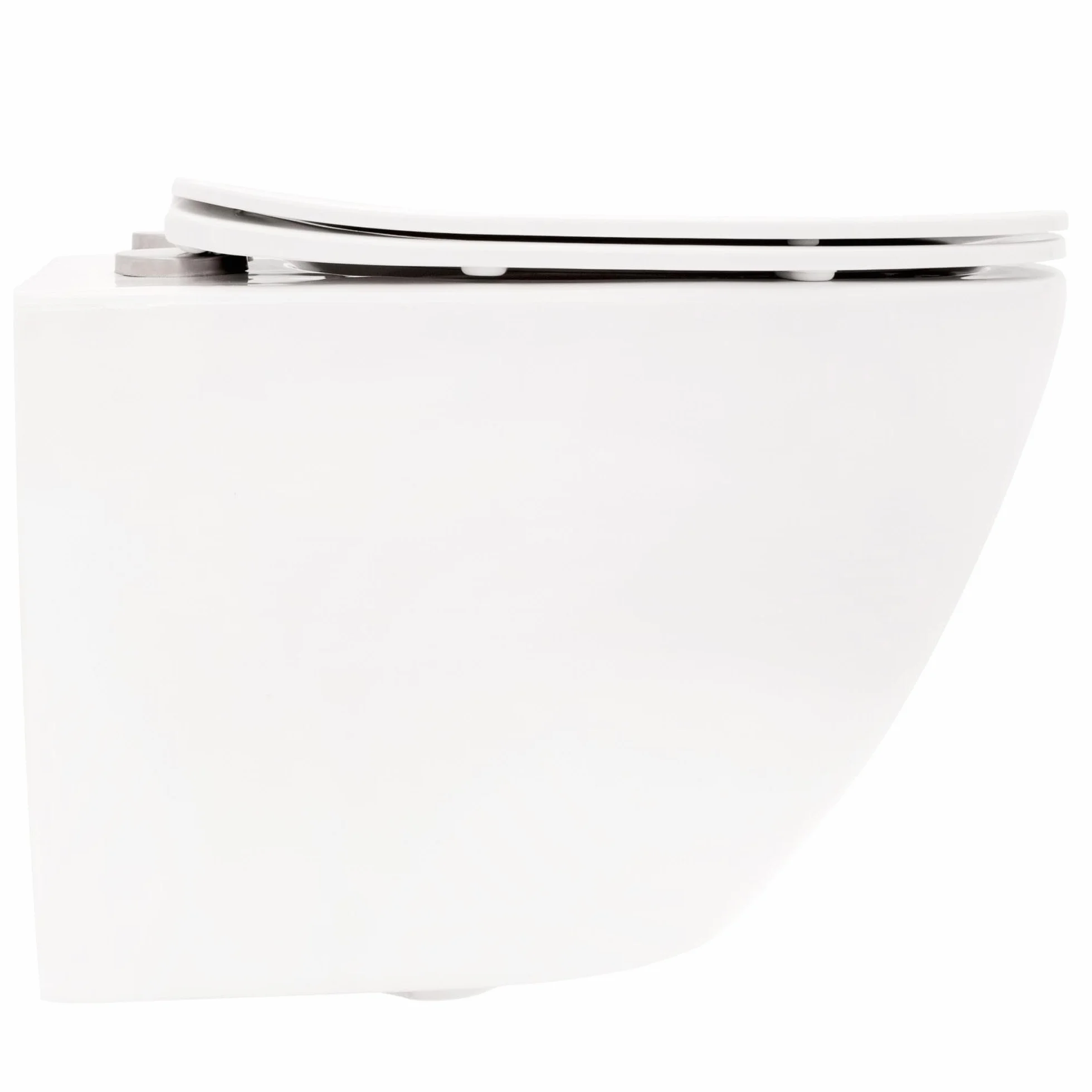 Rea Misa Wc Podwieszana, Carlo Mini Rimless Duroplast/Flat/Zm Biały, 49,5x37x32cm