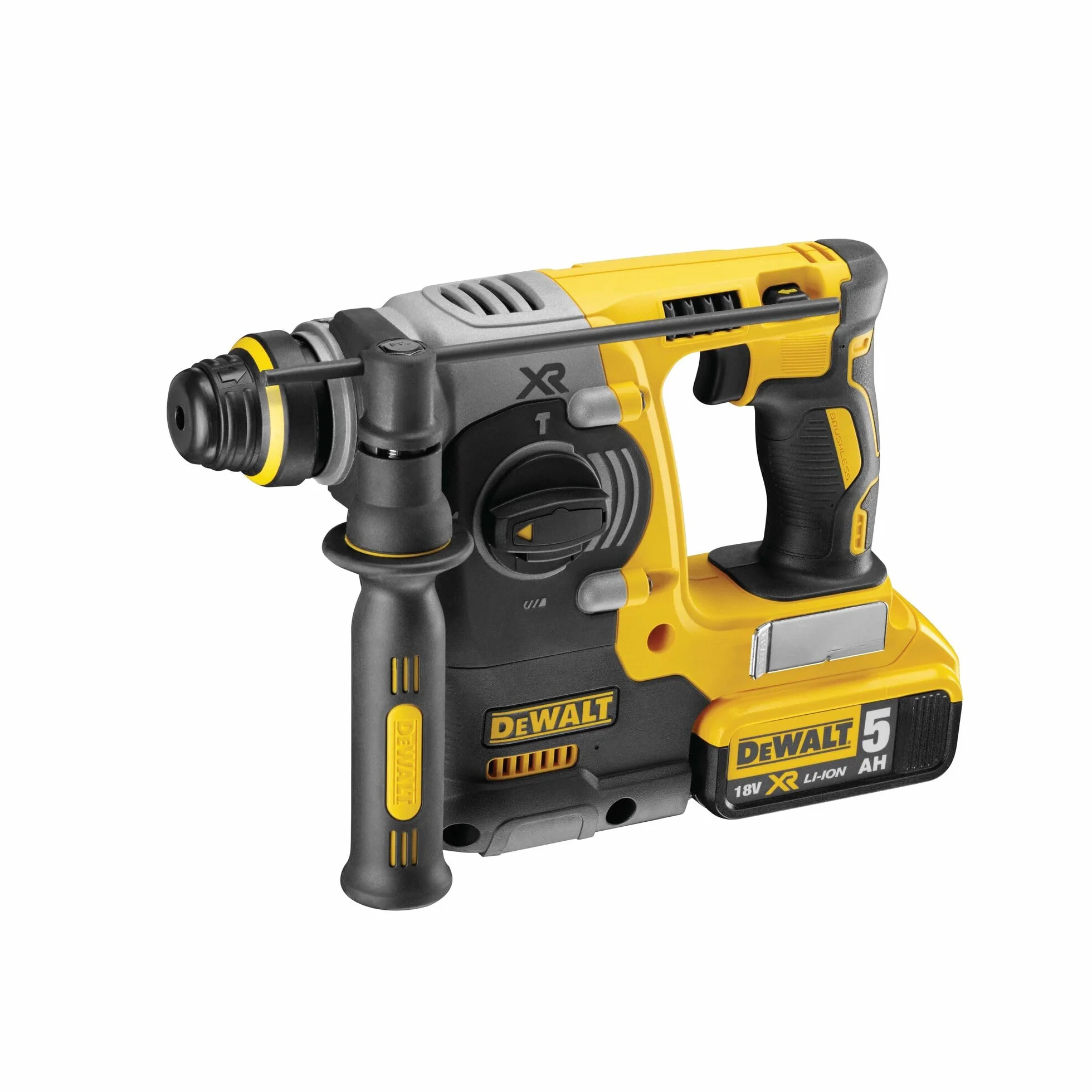 DeWalt DCH273P2T-QW 18 V - XR LI-ION Młot elektropneumatyczny bezszczotkowy XR 18 V SDS Plus 2,1J Li-Ion 5,0 Ah z walizką TSTAK II