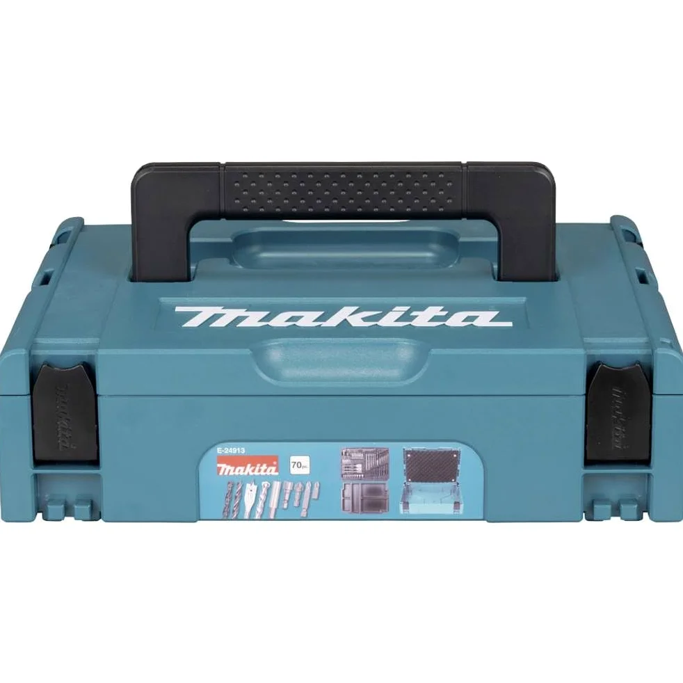 Makita 70-częściowy zestaw wierteł i śrubokrętów w etui E-24913