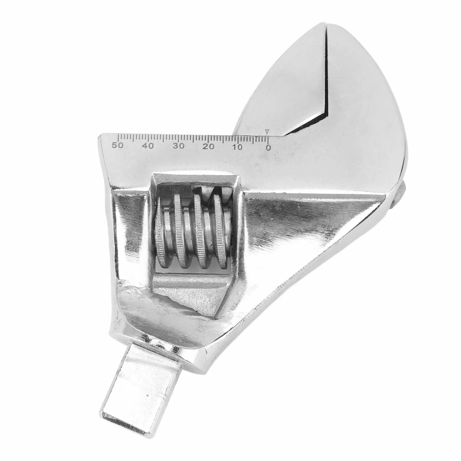Głowica klucza nastawnego |Kwadratowy port 14x18mm dla łatwego montażu |Głowica klucza skrętnego ze stali stopowej do dokręcania/odkręcania/konserwacji (0‑48mm / 0‑1.9in)