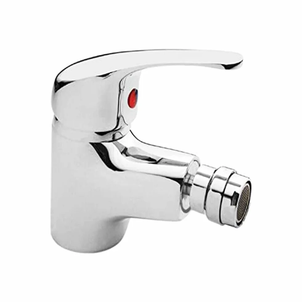Zestaw 2 Baterie do Umywalki Łazienka i Umywalka Bidet, Para Miksery Mosiądz Chrome Jednorazowa Zestaw Bidet i Umywalka