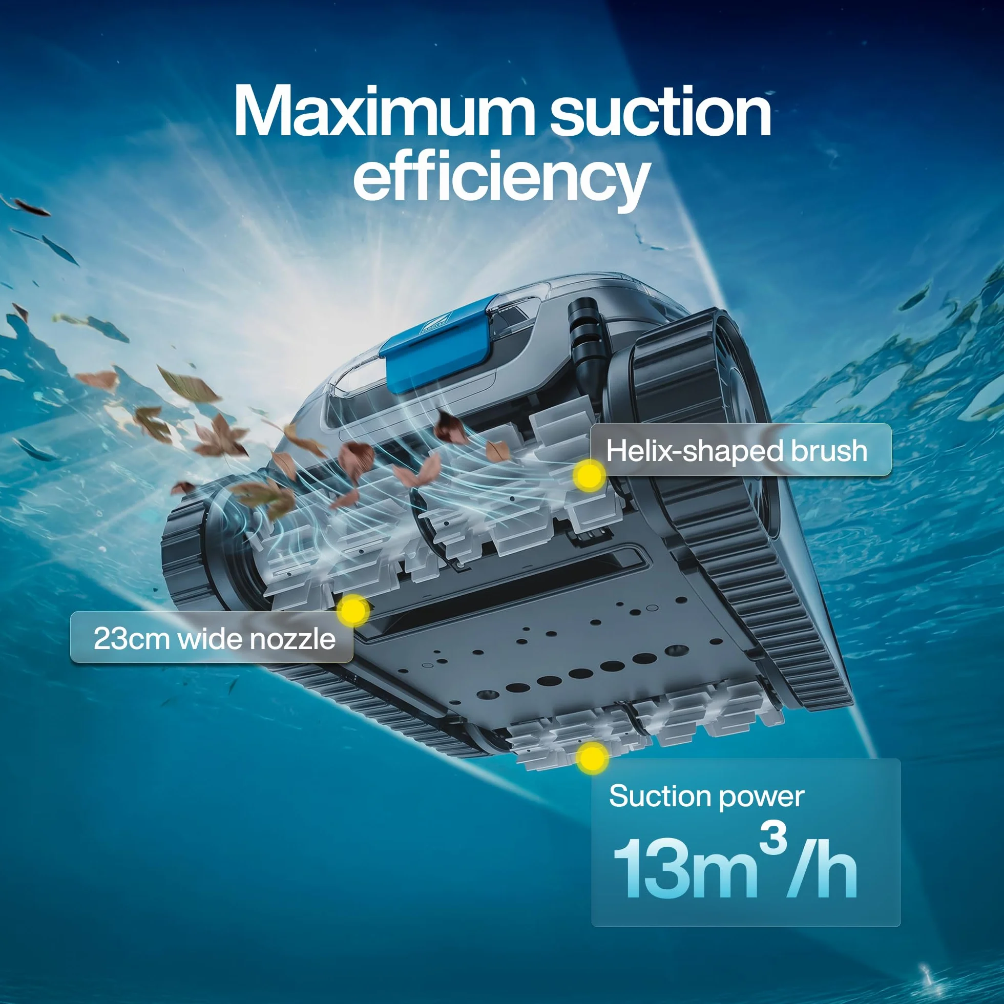 Zodiac CNX 40 IQ elektryczny robot basenowy 12x6 m, kabel 18 m, podwójny poziom filtracji