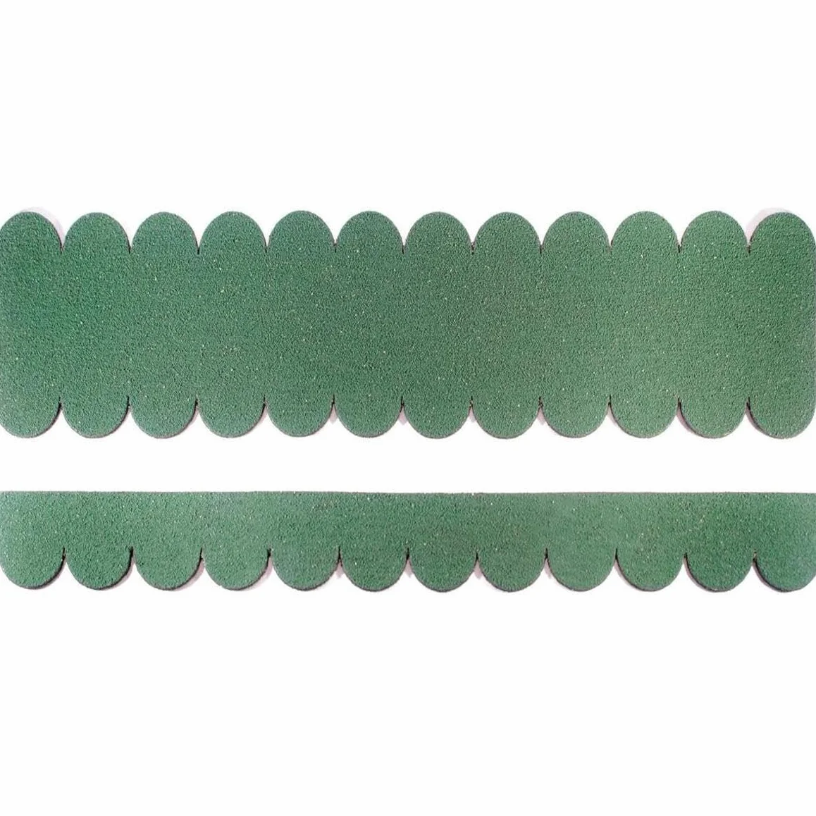 Zestaw mini gontów dachowych okrągłych (41 mm), kolor zielony, do domku dla ptaków 23,403", gont dachowy 0,35 m², wyprodukowany w warsztacie dla osób