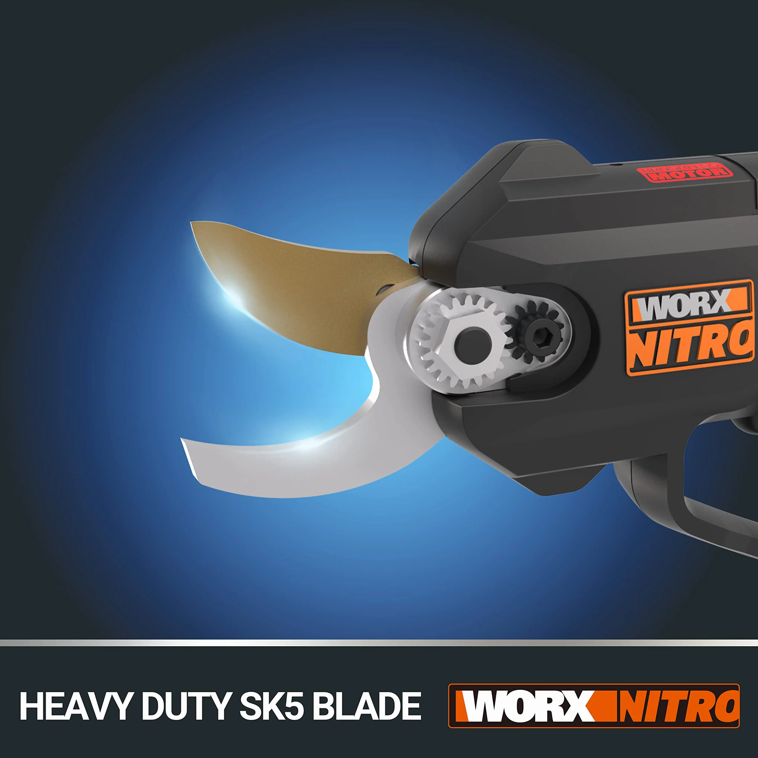 WORX Nitro WG330E.9 Akumulatorowe Nożyce do Gałęzi 20 V Bezszczotkowe