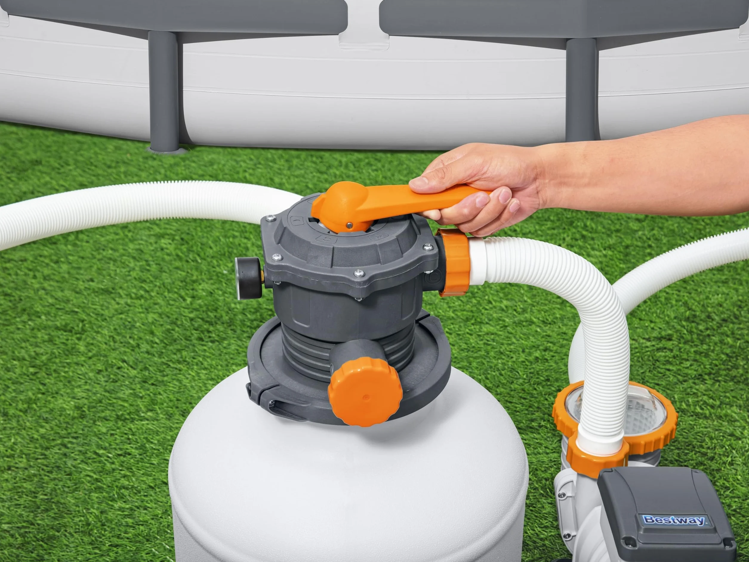 Bestway filtr piaskowy 11,355 m3/h, pompa 500 W, 220-240 V, filtr wstępny, dyfuzor Chemconnect™