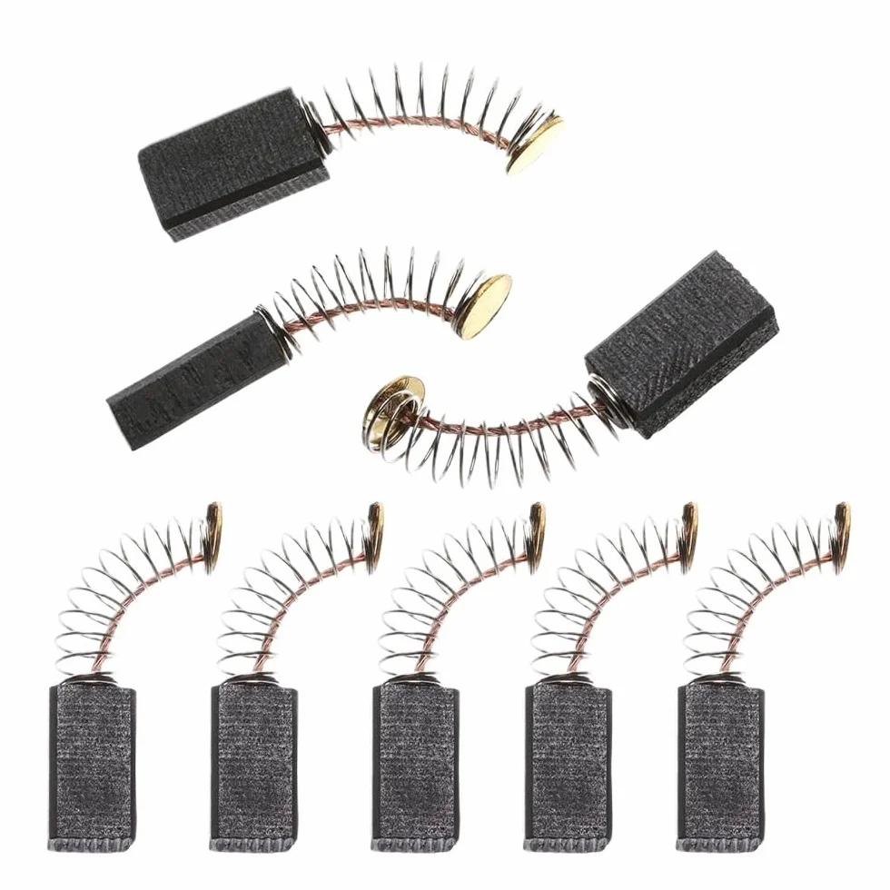 5/10 sztuk mi ni wiertarka elektryczna szlifierka zamienna szczotki węglowe części zamienne do silników elektrycznych narzędzie obrotowe 5 x 8 x 15 mm (10 szt.)
