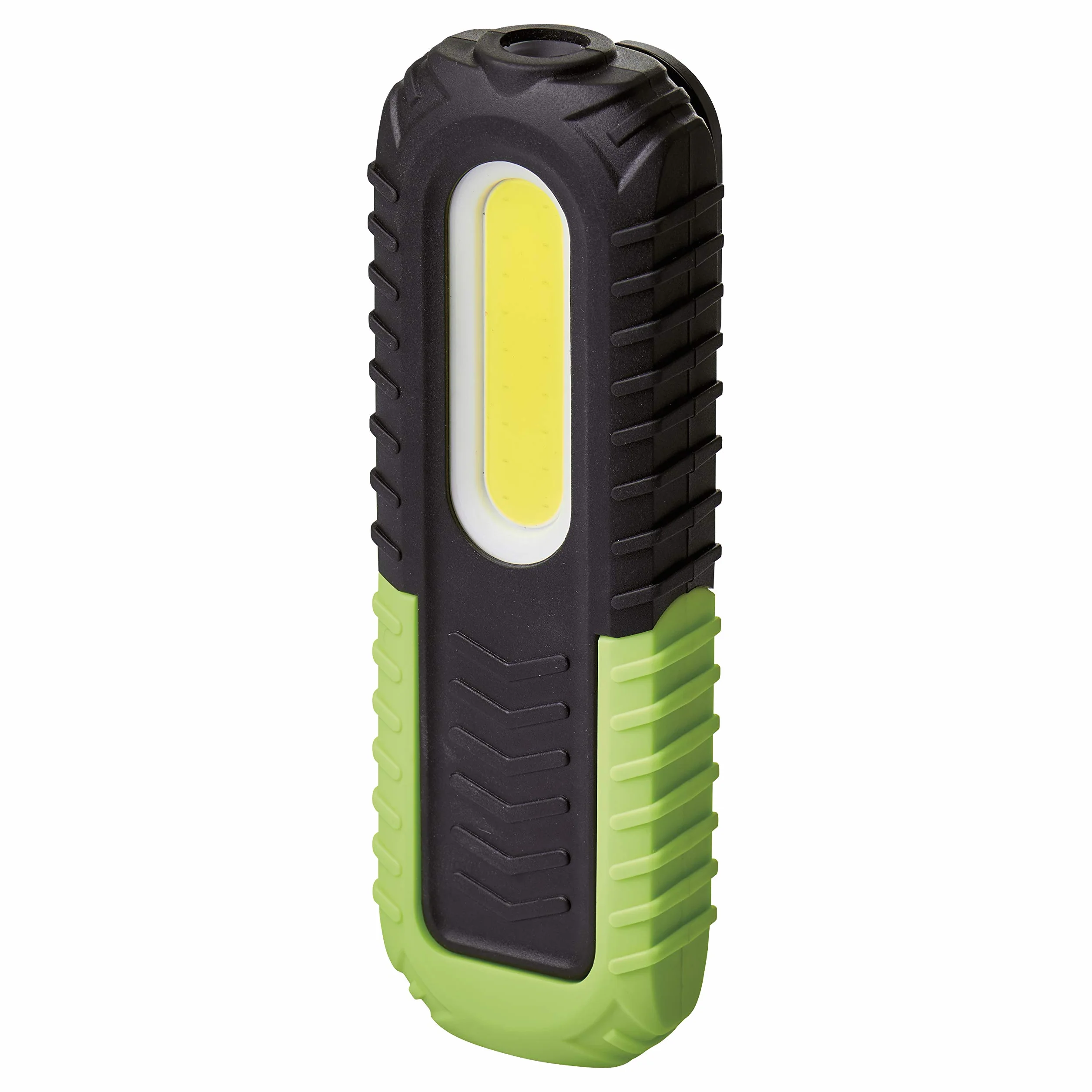 EMOS Lampa robocza LED, ładowalna wodoszczelna lampa warsztatowa z obrotową nóżką, hakiem i magnesem, 400 lm, zasięg świecenia 40 m, akumulator 2000 mAh z 8,5 godz. czasu świecenia i kablem USB, 3 tryby świecenia