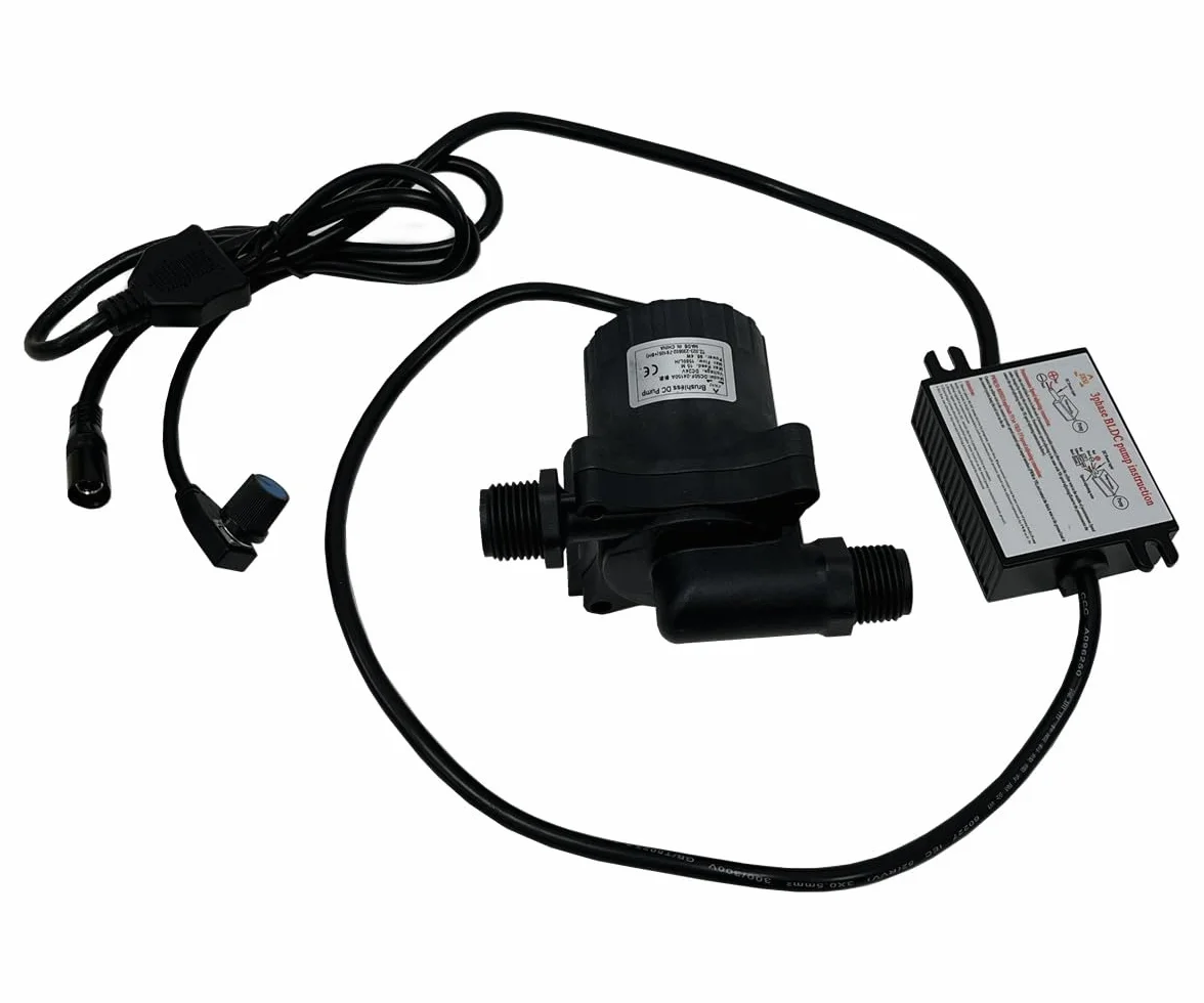 SHYSKY DC50F-24150A 24VDC Mała, ale mocna bezszczotkowa pompa wodna DC 86W 15m Lift, 1560LPH, regulacja prędkości, niski poziom hałasu, ciśnienie chłodzenia cyrkulacyjnego Systemy ogrodnicze