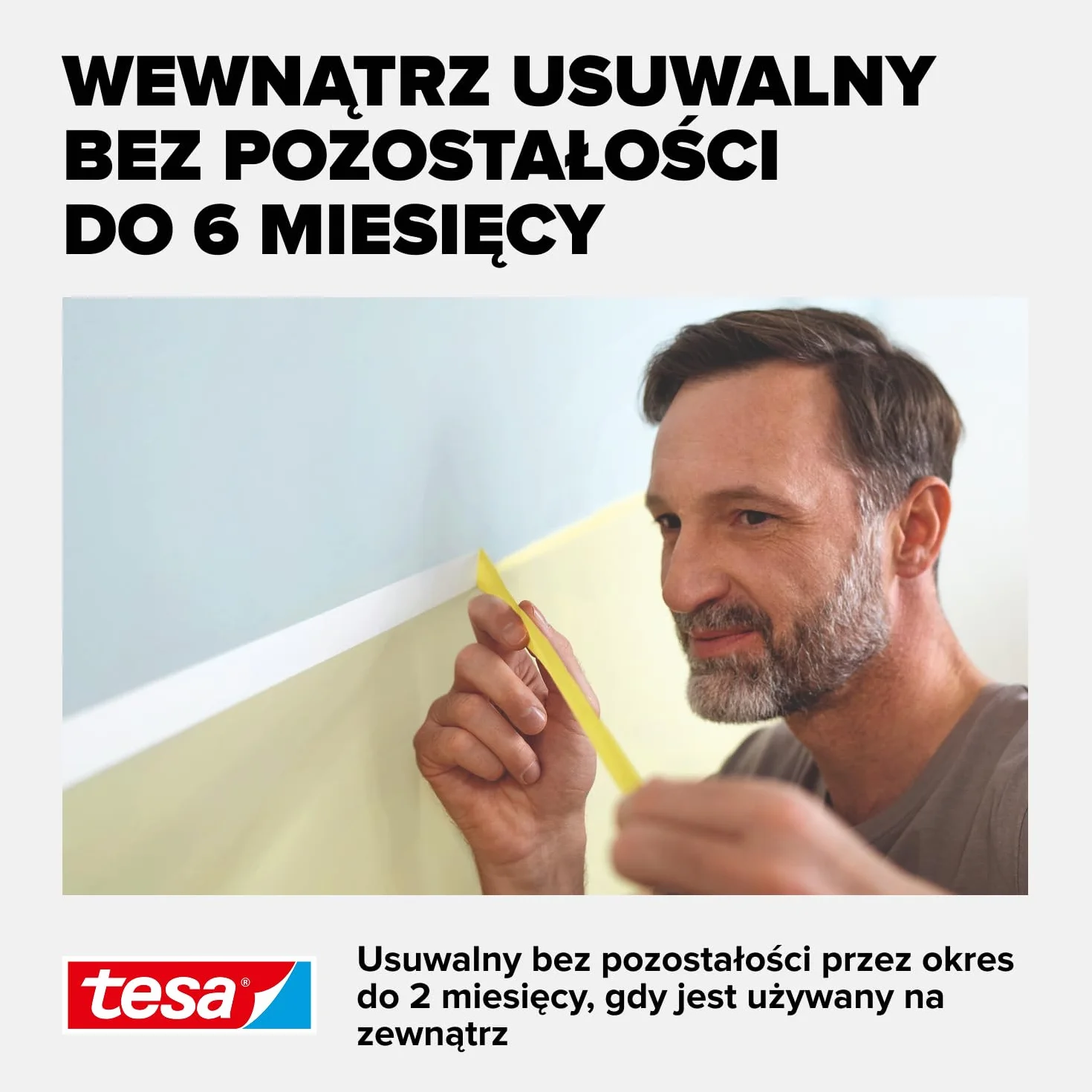 tesa Professional - malarska taśma maskująca z cienkiego papieru Washi do wyjątkowo precyzyjnego maskowania podczas malowania - do stosowania wewnątrz i na zewnątrz - 25m x 25mm