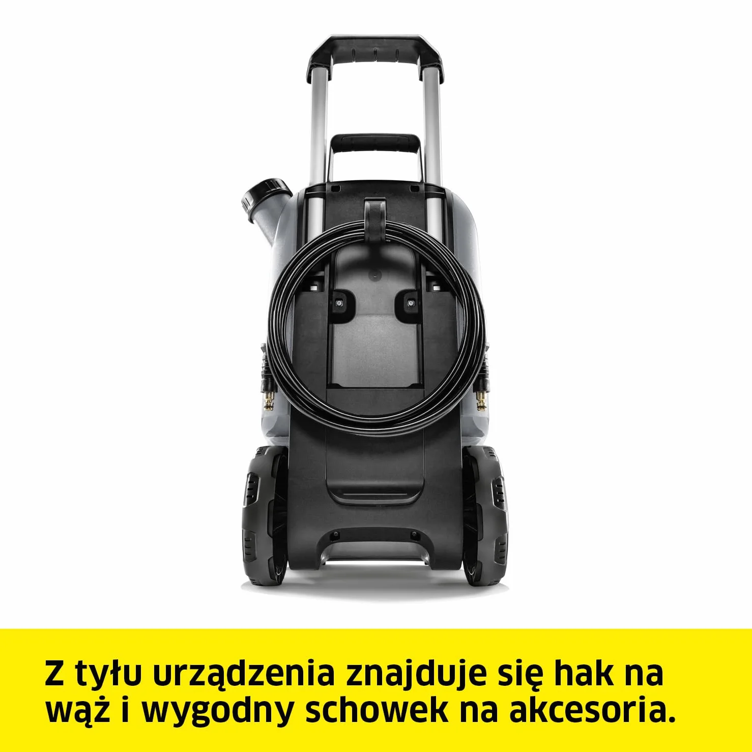 Kärcher zbiornik na wodę WT 12 l, duże koła i aluminiowy teleskopowy uchwyt, szczelna konstrukcja, oryginalny dodatek do myjki terenowej Kärcher OC 6-18