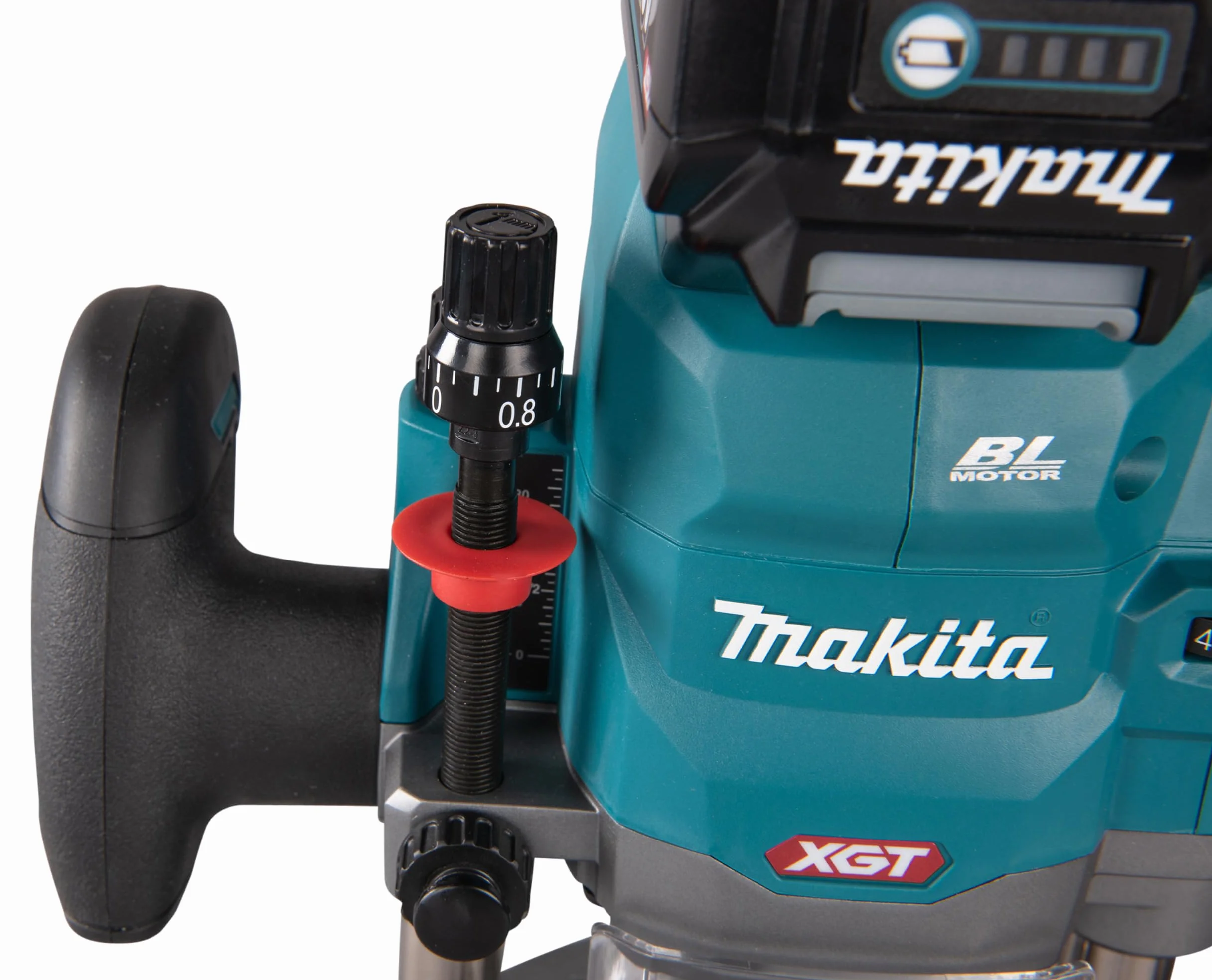 Makita RP001GZ akumulatorowa frezarka górnowrzecionowa, maks. 40 V (bez ładowarki i akumulatorów)