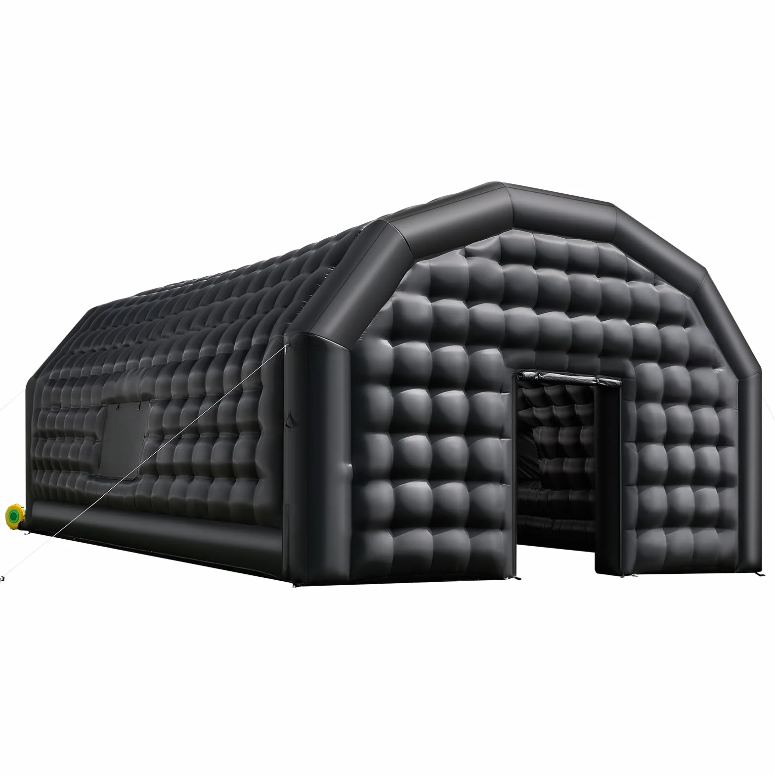 VEVOR Nadmuchiwany namiot imprezowy 9 x 6 x 4 m z dmuchawą 1100 W, czarny
