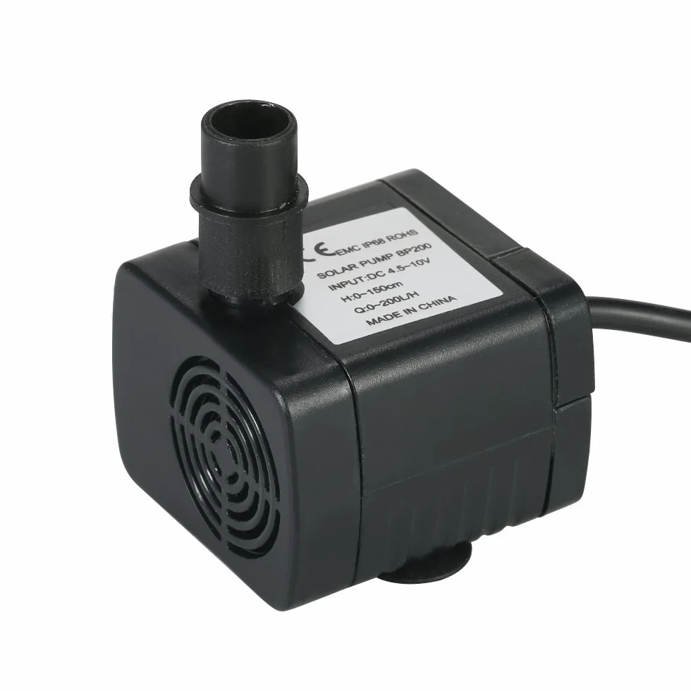 Pompa solarna do stawu 160 l/h 6 V 1,2 W bezszczotkowa