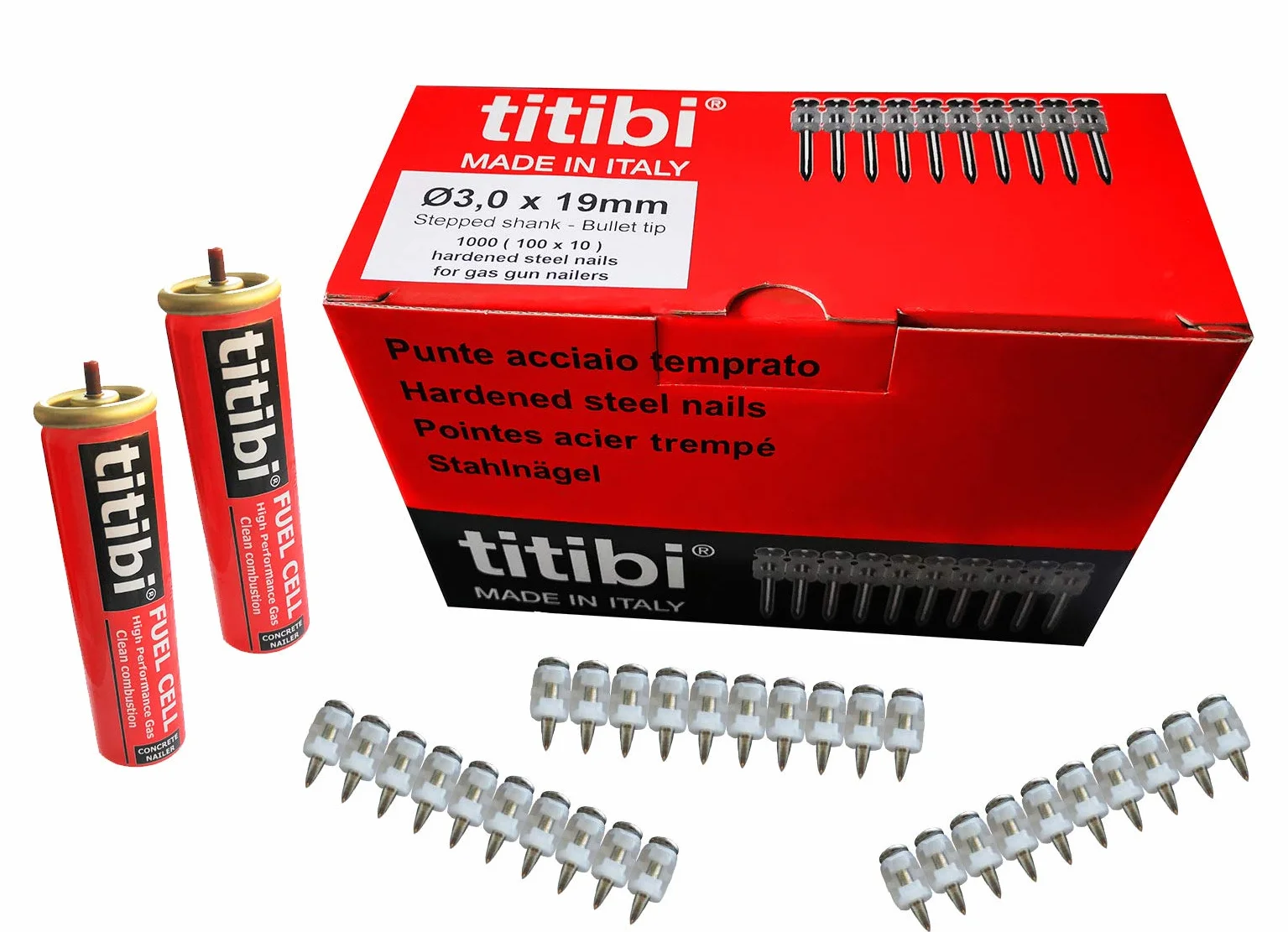 Bomholety gazowe Ø3,0 x 32 mm 2 szt. kompatybilne z Hilti GX100
