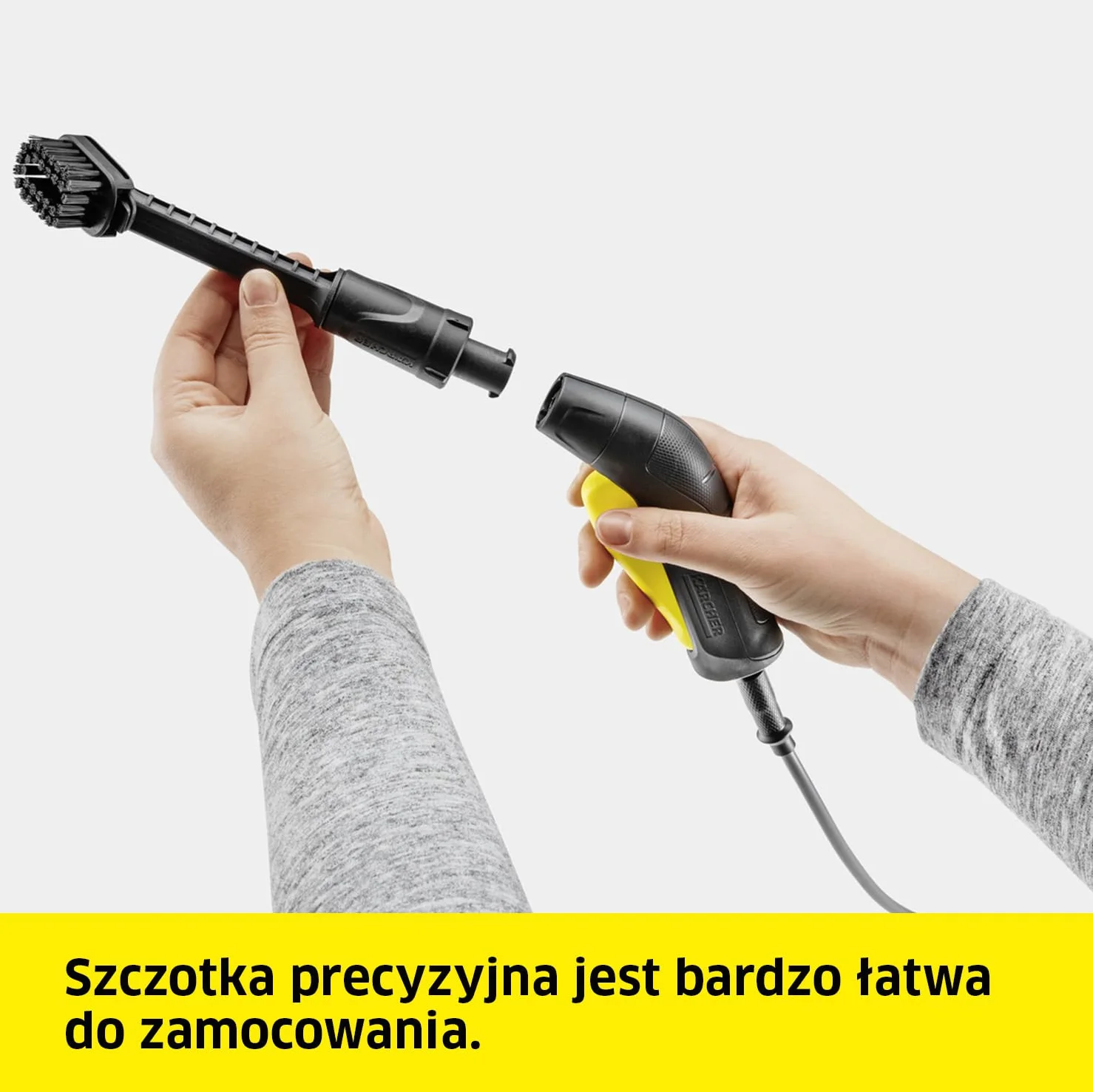 Kärcher szczotka precyzyjna do trudno dostępnych miejsc kompatybilna z OC 3, OC 3 Plus, OC 3 Foldable