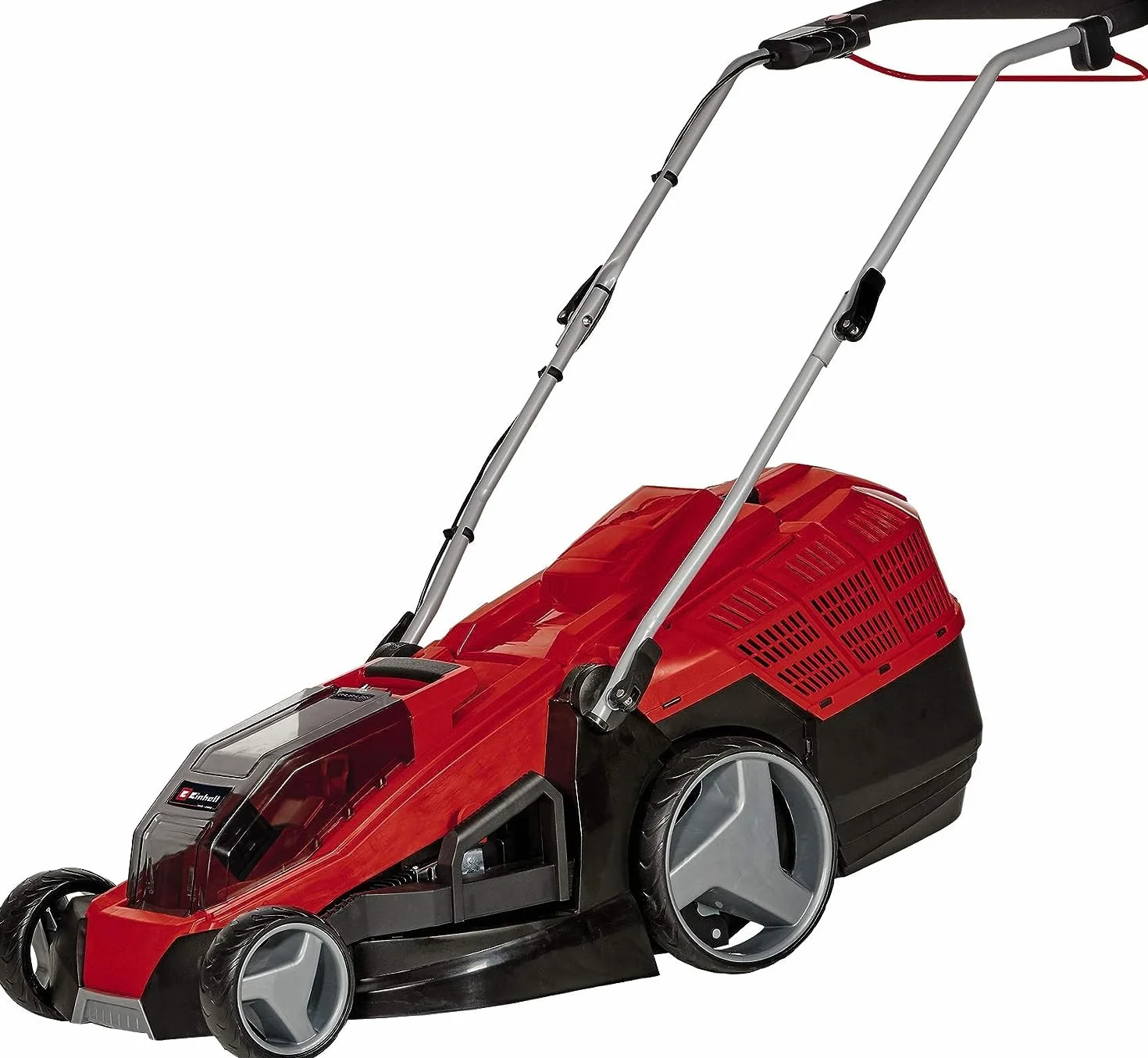 Einhell GE-CM 36/43 Li M-Solo Kosiarka, Czerwony/Czarny, 139 x 51,5 x 91 cm, 13,15 kg