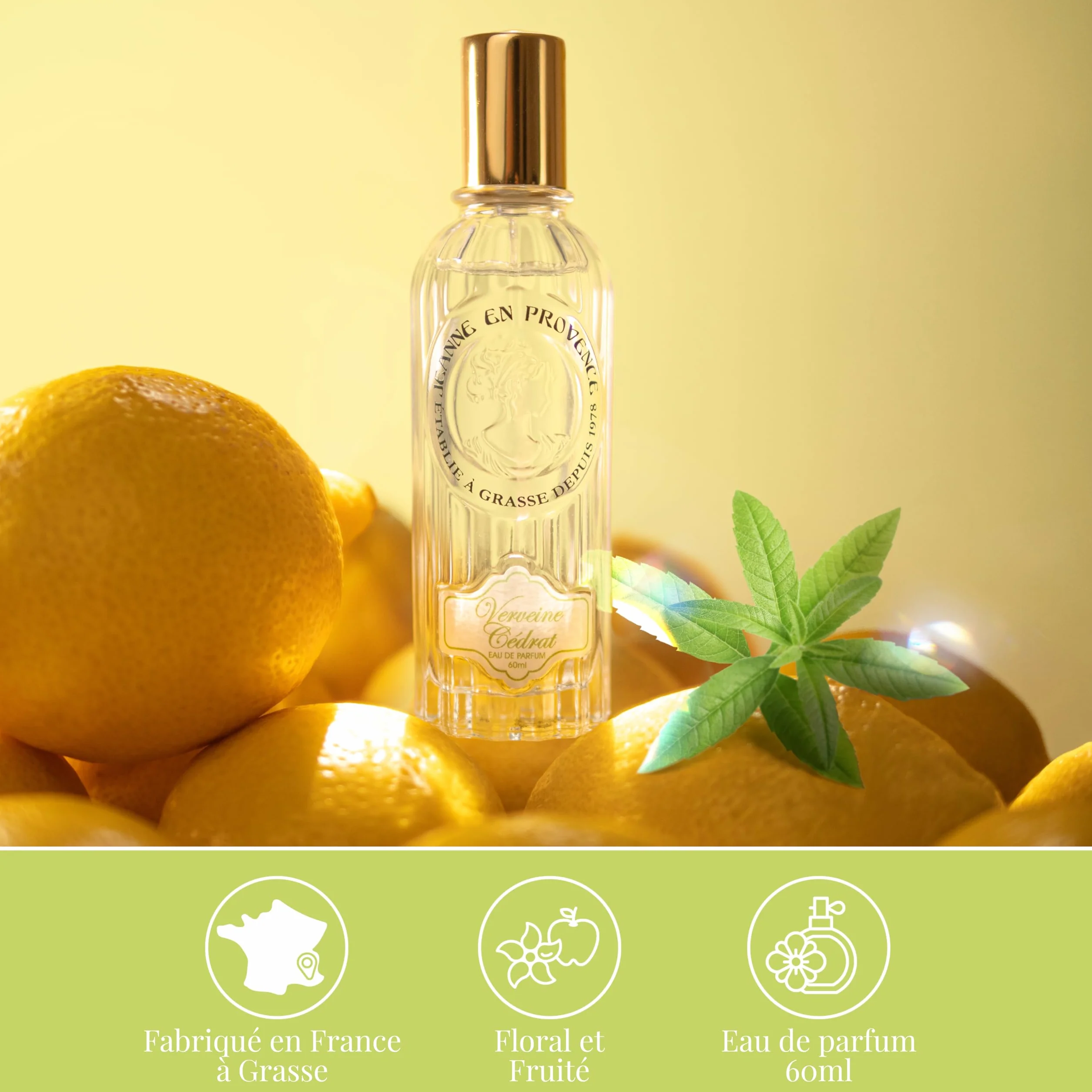 Jeanne En Provence Verveine Cédrat Woda Perfumowana, 60 ml