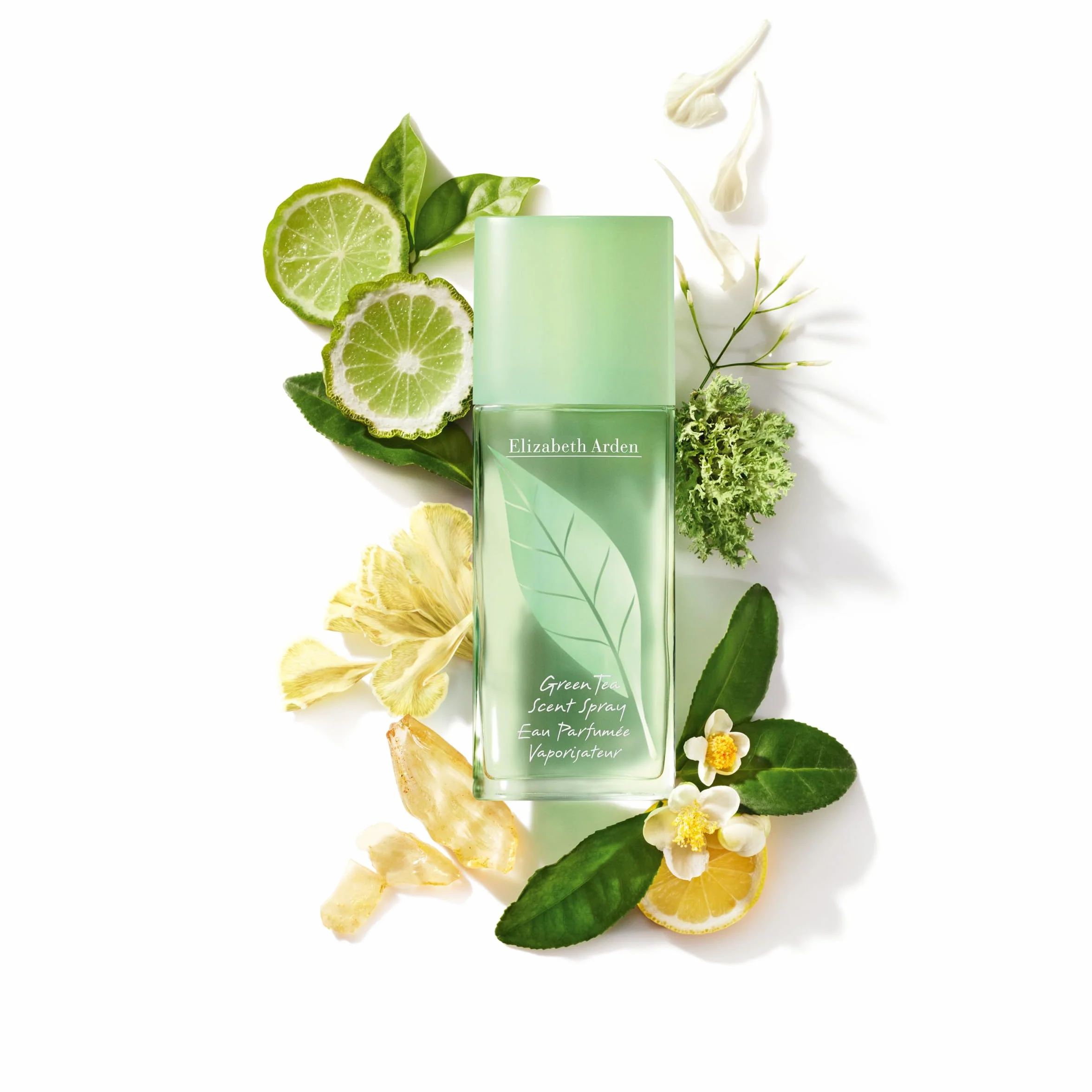 Elizabeth Arden Green Tea – Eau de Parfum Spray femme/women, 50 ml, orzeźwiający zapach damski z kwiatową nutą cytrusową, naturalne składniki i wybrane nuty zapachowe, perfumy na co dzień