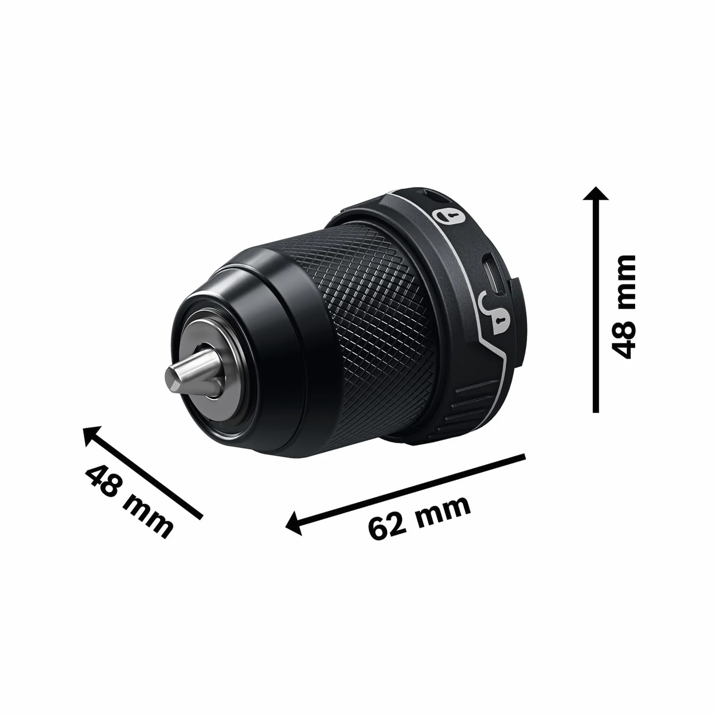 Bosch Professional Metalowy wymienny uchwyt GFA 12-M (zablokowanie jest sygnalizowane kliknięciem)