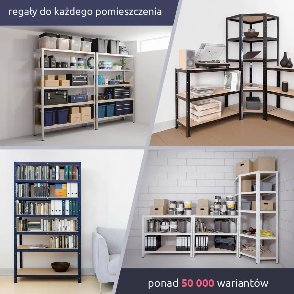 shelfplaza® Home regał narożny, 155 x 60 x 30 cm, ocynkowany, z 4 półkami – na głębokości 30 cm – do piwnicy, magazynu, regał metalowy, garażowy, system półkowy, regał warsztatowy, regał gospodarstwa domowego