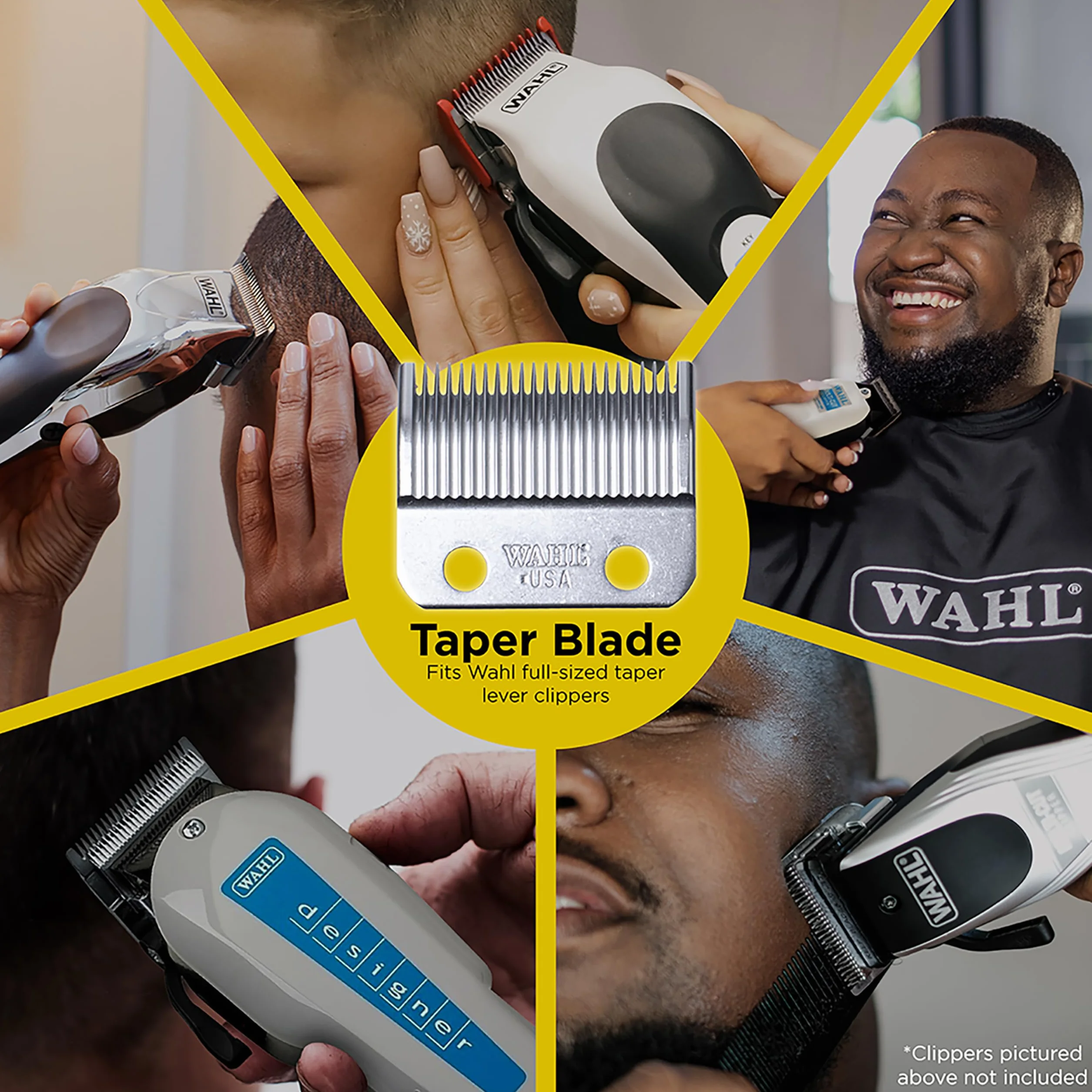 Wahl Standard Blade, 1-2mm, Precyzyjnie Szlifowane, Ostrza Zamienne, Zapasowe Ostrza do Maszynek do Strzyżenia, Usuwanie Masy Włosów, Taper, Taper2000, Cordless Senior, Magic Clip