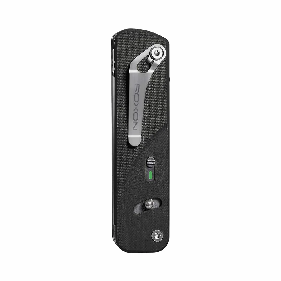 ROXON Multitool S505G Flex Shears o modułowej konstrukcji | solidnymi, dużymi nożyczkami Wymienne ostrza (BA01–BA17) i wymienne narzędzia (FT01–FT12)