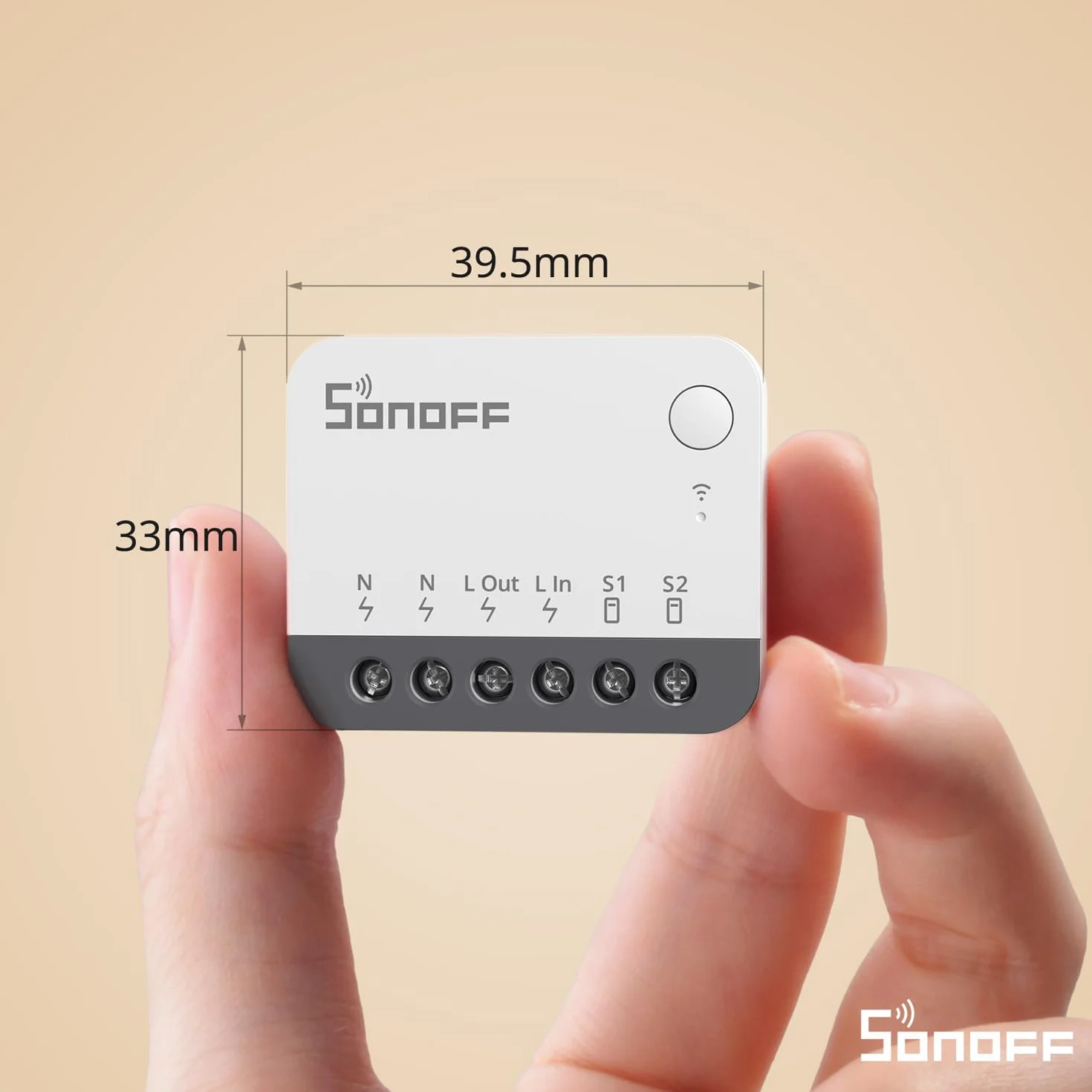Mini inteligentny przełącznik ZigBee, włącznik światła SONOFF ZBMINIR2, kompatybilny z Alexą, SmartThings Hub, Google Home i SONOFF ZBBridge, wymagany koncentrator bramy ZigBee 3.0