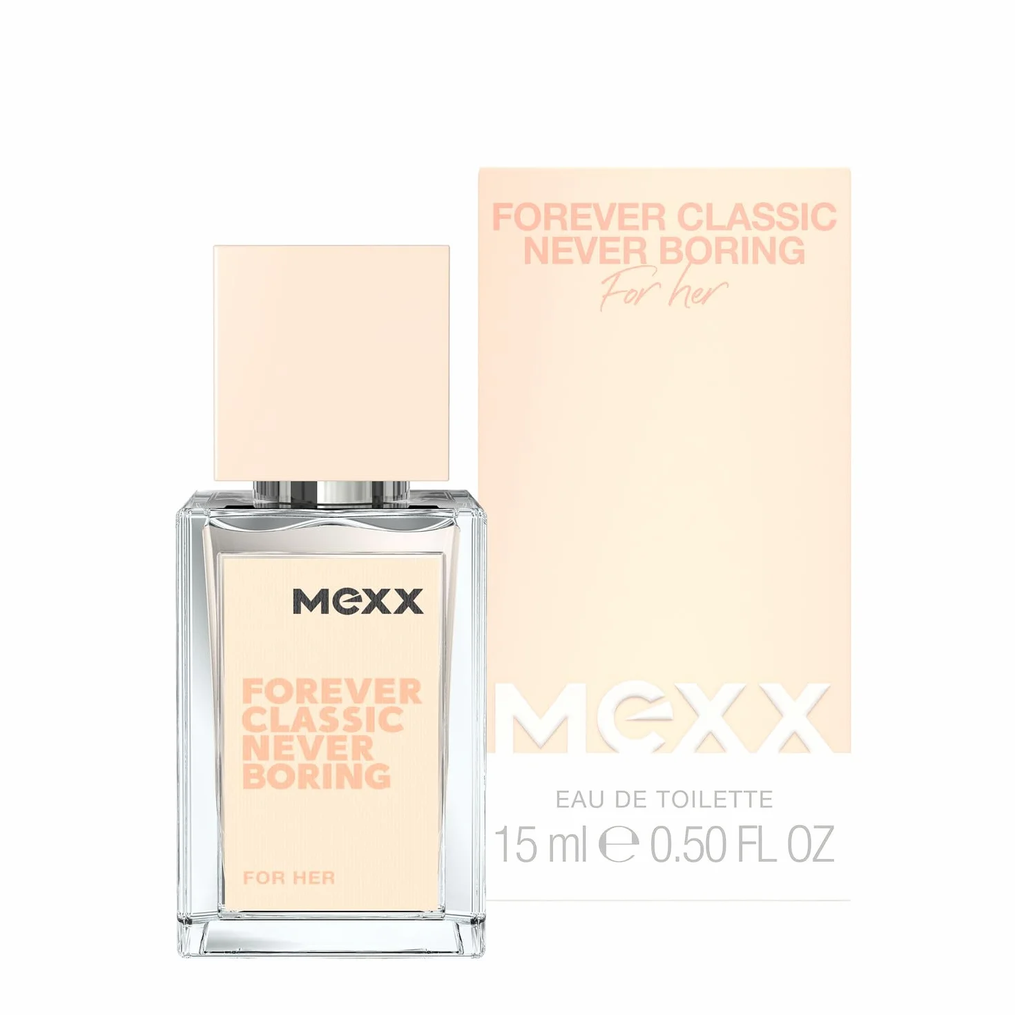 Mexx Forever Classic Never Boring Woda Toaletowa dla Kobiet, o Kwiatowo-Owocowym Zapachu, 15 ml