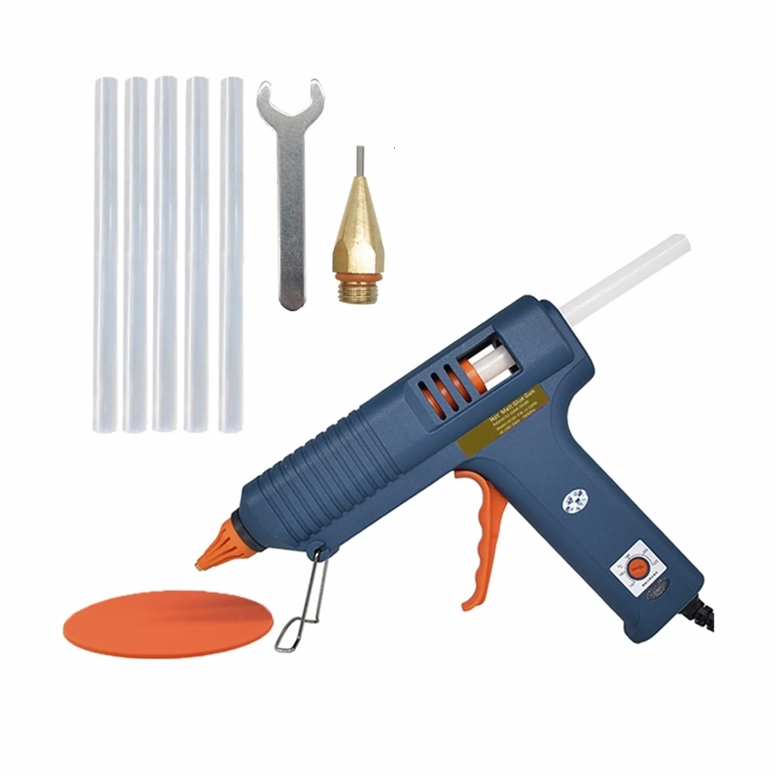 Pistolet Do Kleju Na GorąCo Pistolet Do Klejenia Na Gorąco 150W Regulowana Temperatura Pistolet Do Klejenia Dysza 11mm Kleje W Sztyfcie Profesjonalny Przemysłowy Pistolet Do Topienia Klej Gorący Pisto