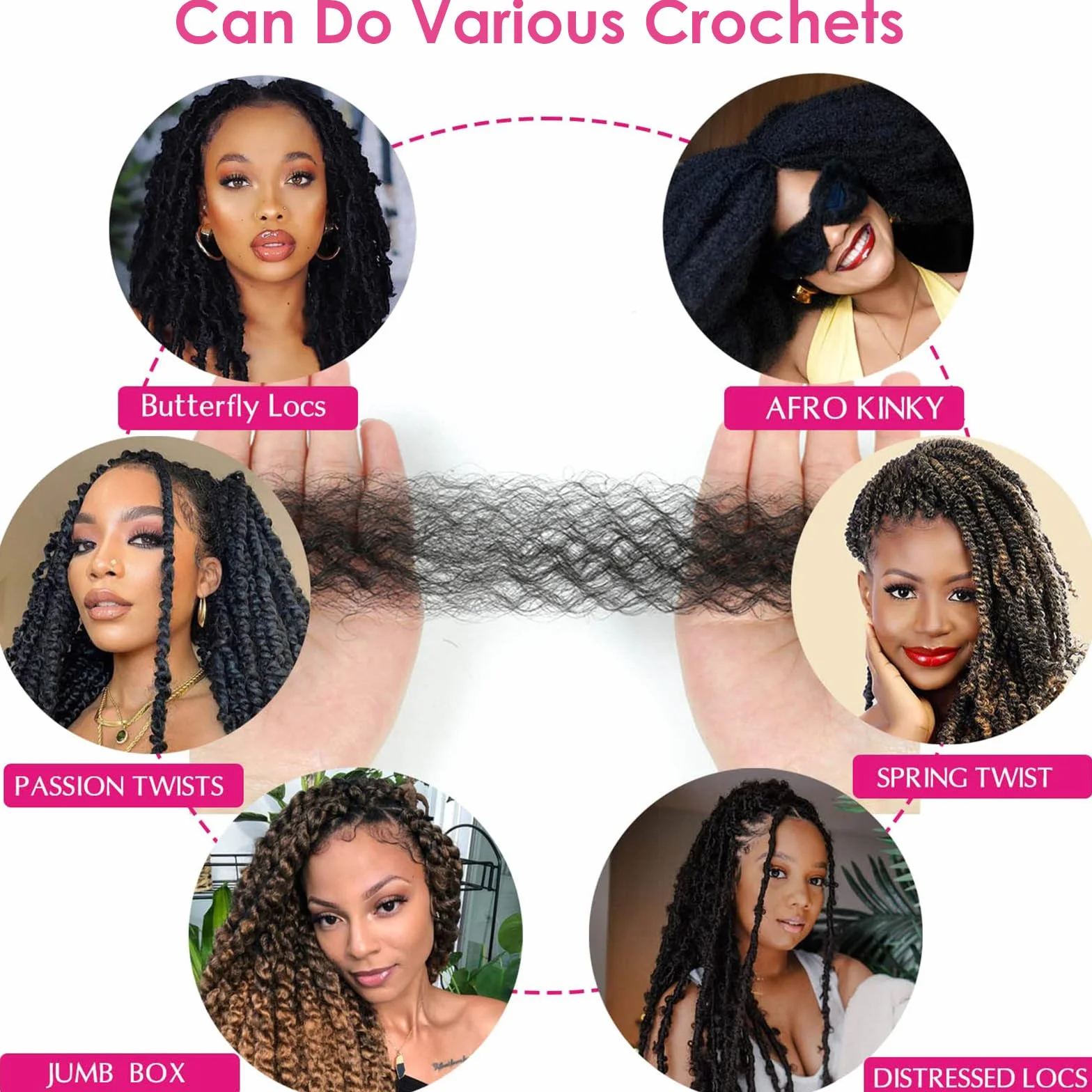 11" Afro Kinky Curly Braids Syntetyczne włosy Marley Braid Jerry Curls Hak Przedłużanie włosów Splot 3 paczki mieszane czarne auburn light