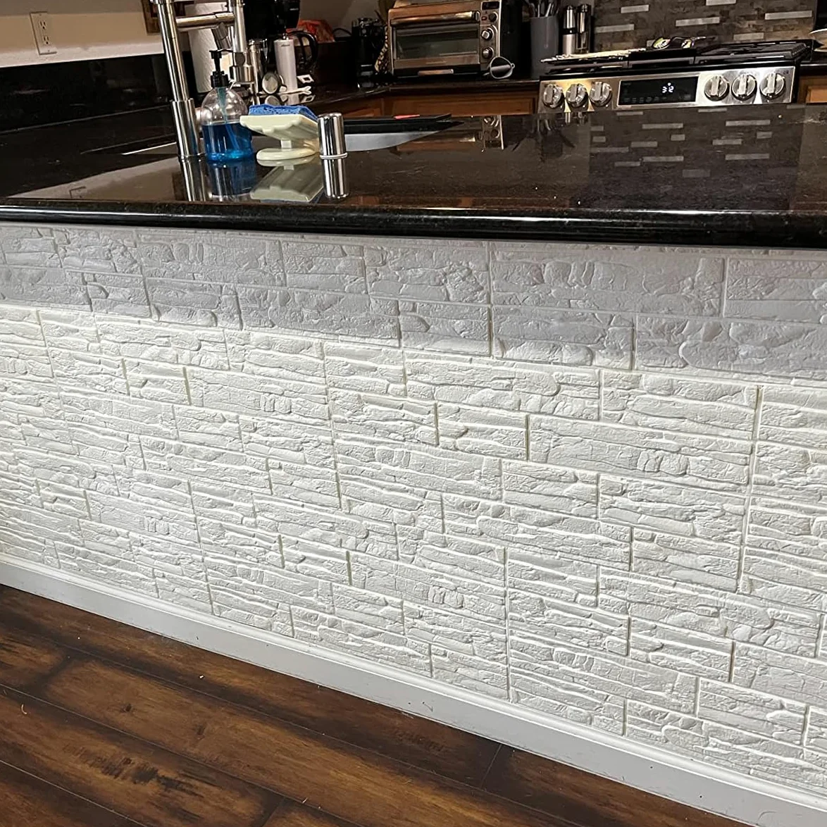 Panele ścienne 3D, 24 szt., tapeta 3D, cegła, pianka PE, samoprzylepne płytki ścienne, wodoodporne naklejki ścienne do sypialni, salonu, dekoracja ścienna, 24 szt., białe