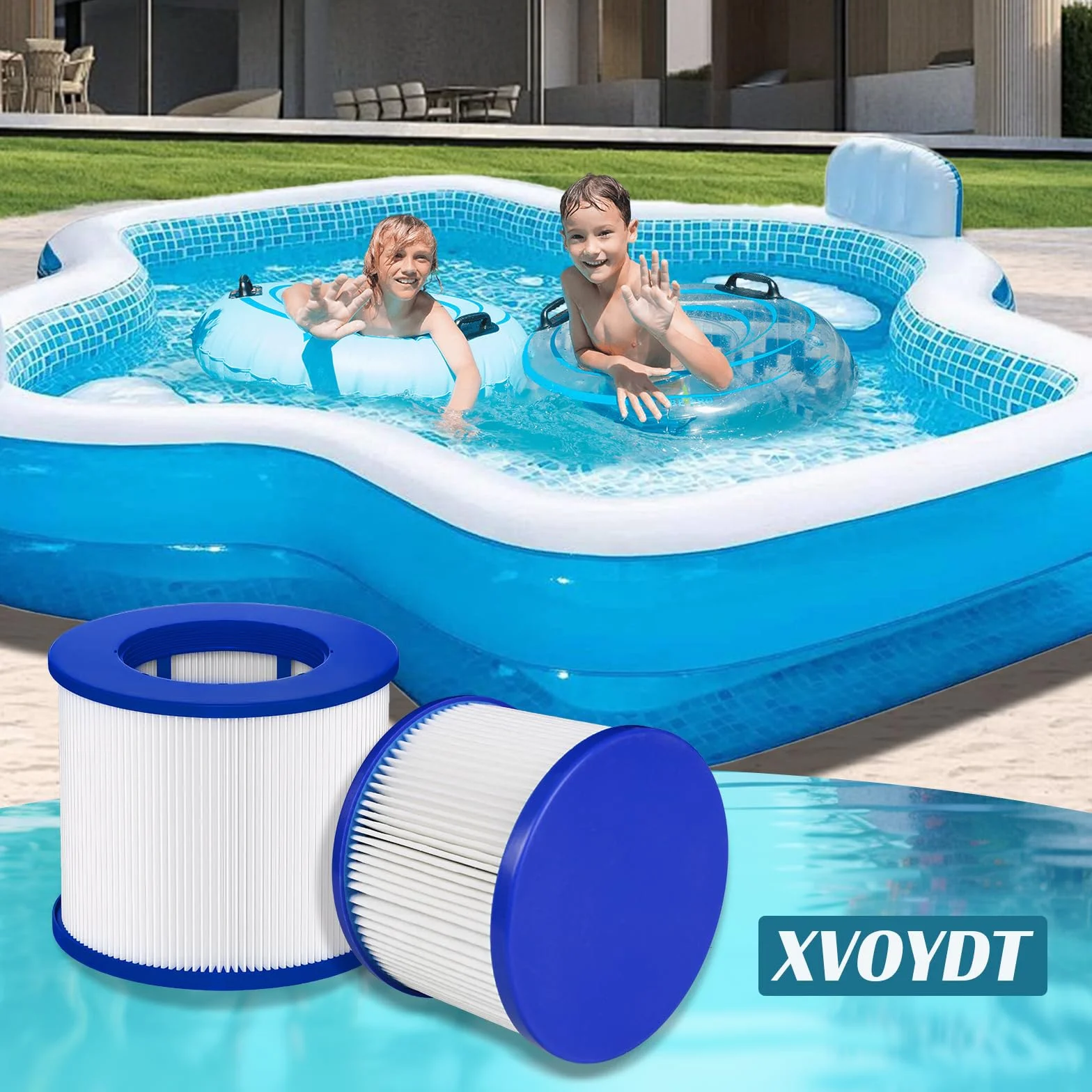 Clever Spa wkład z gwintem śrubowym 75 x 100 mm, wysokość 75 mm, 12 sztuk
