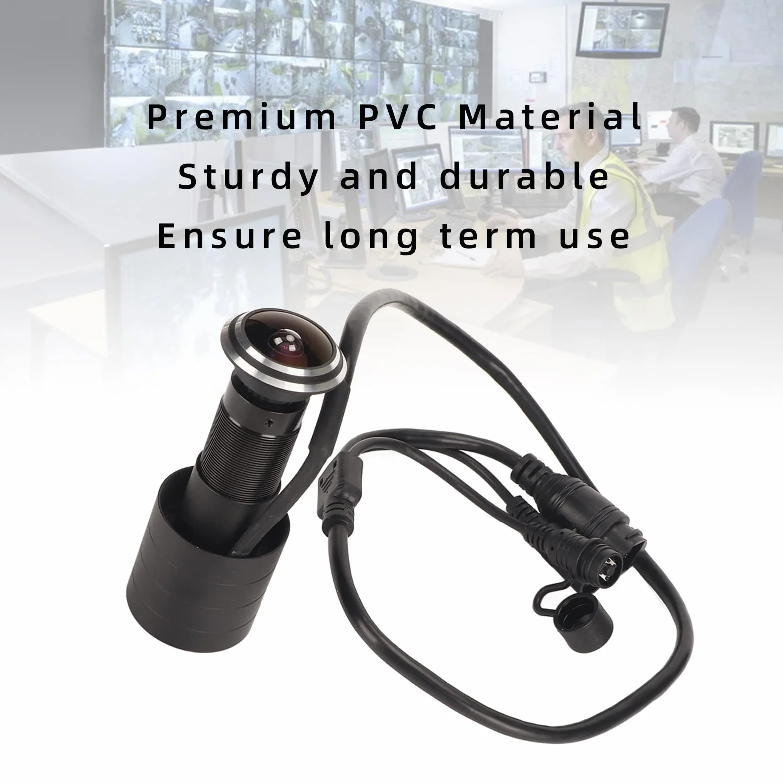 Kamera z Wizjerem w Drzwiach, Kamera IP z Wizjerem HD 4MP, Beznapędowa Kamera IP z Wizjerem RJ45 Domowa Kamera Bezpieczeństwa, sygnał Cyfrowy USB, Alarm Wykrywania Ruchu
