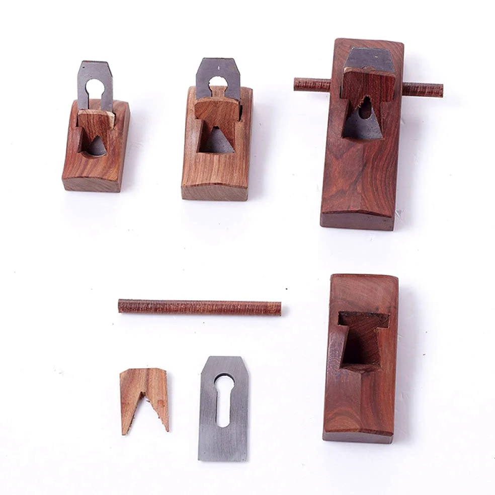 Ręczny strug， 1 szt. mahoniowa strugarka stolarska DIY ręczna do obróbki drewna z uchwytem 55 mm/68 mm/98 mm/120 mm Mini strugarka do obróbki drewna(120mm)