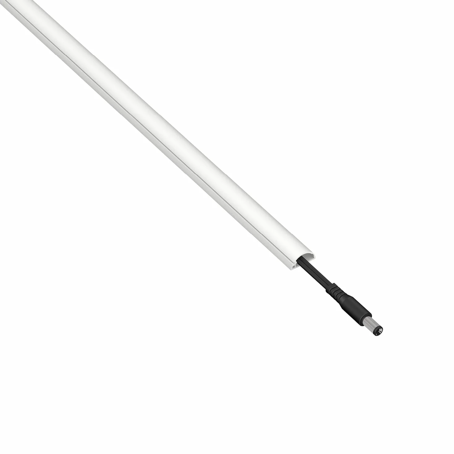 D-Line 16x8mm półokrągła listwa dekoracyjna, listwa elektryczna, osłona kabla - 4X 1m długości (opakowanie 4-metrowe) - biały 1D1608W/4