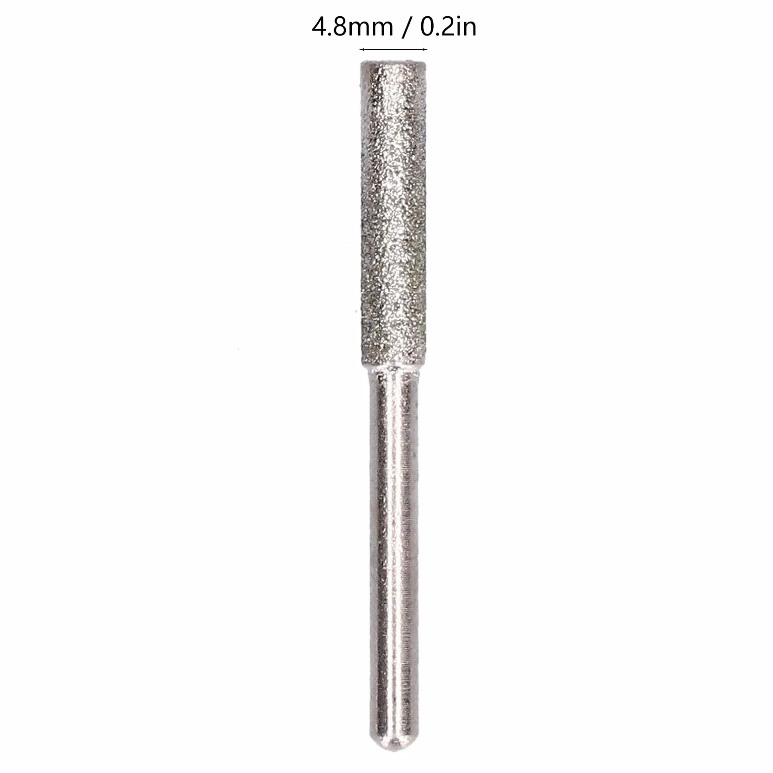 Zestaw 20 sztuk diamentowych ostrzarek do łańcuchów piłowych, narzędzie do ostrzenia łańcucha, kamień szlifierski do ostrzenia i szlifowania (4,8 mm)