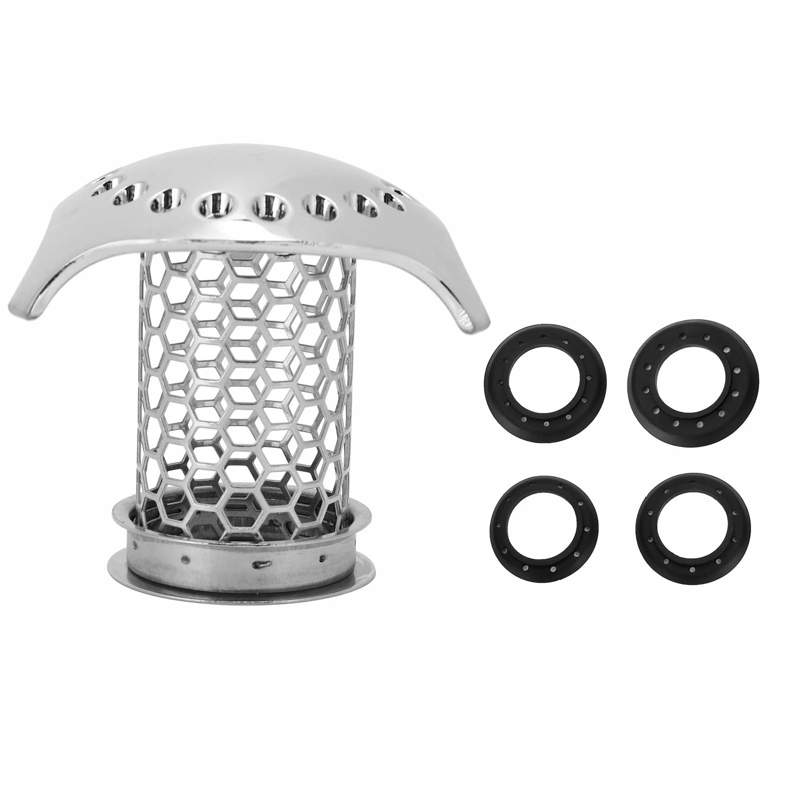 Anti-Clog Sink Sitko Spustowy Łapacz Włosów Drenaż Protector Pogłębiarka Akcesoria do Wc Rurociąg Kanalizacyjny Zlewozmywak (L)