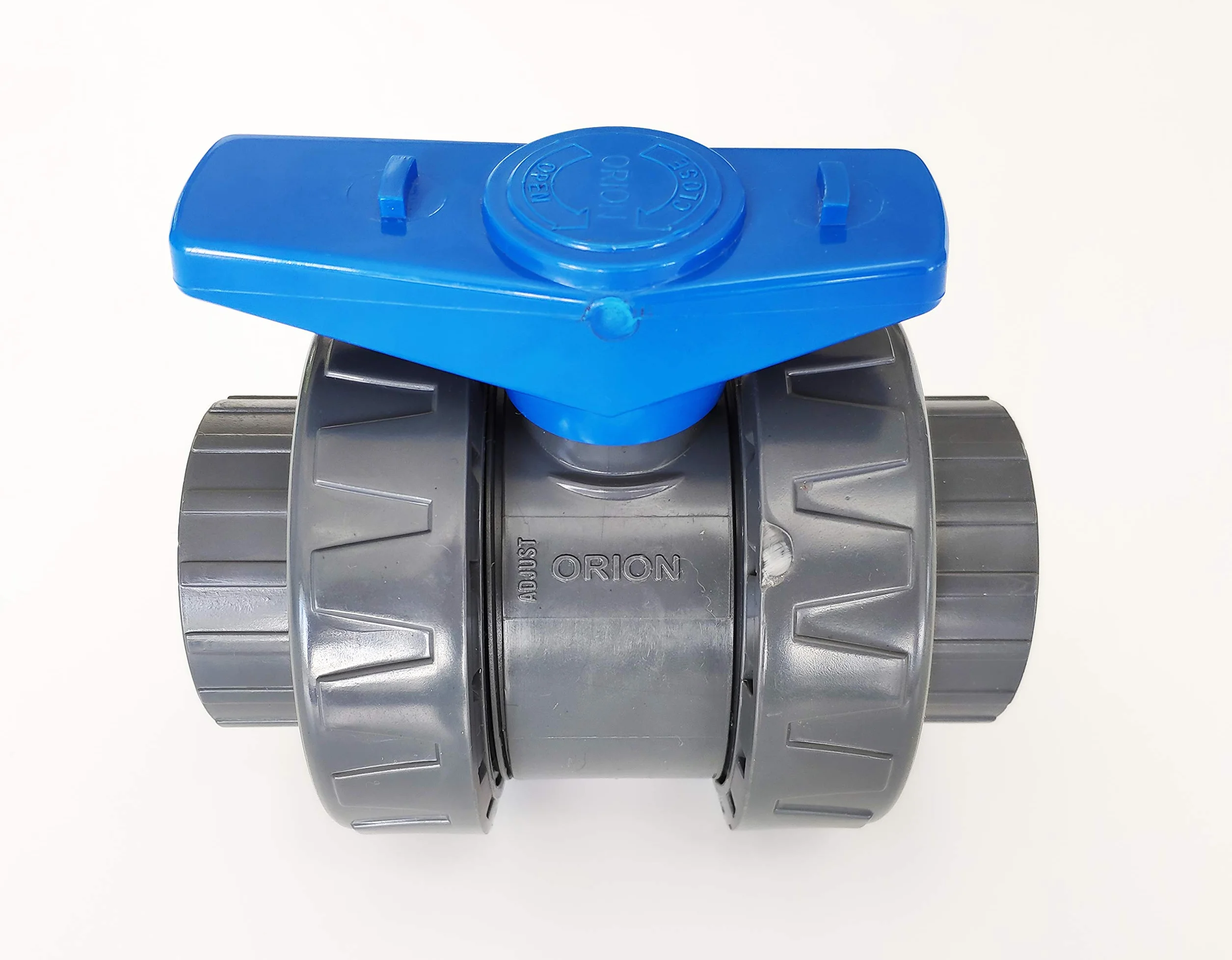 Zawór model 2020 Interplast 50 mm klej podwójny union zdejmowany 5 cm/50 mm PN16 PVC ciśnienie basenu