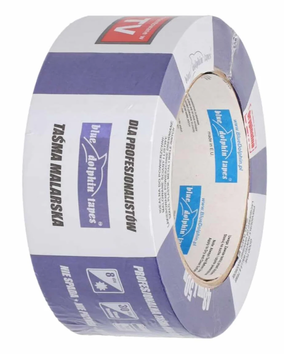 Blue Dolphin taśma klejąca rolka 38 mm x 50 m – łatwe usuwanie