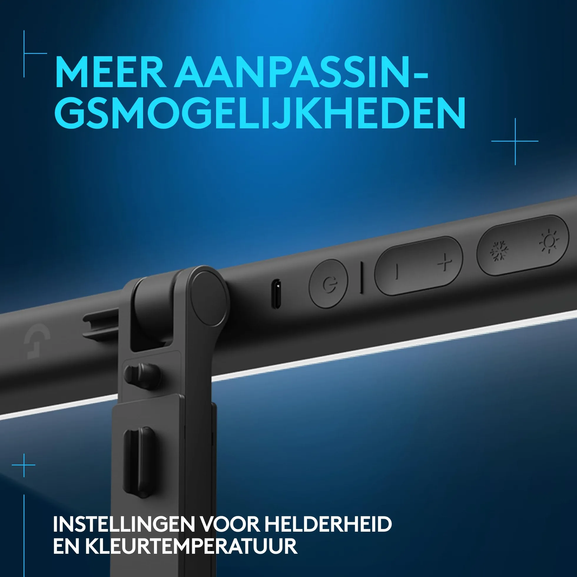 Logitech G Litra Beam premium gaminghoofdlamp met ledverlichting (grafiet) | TrueSoft-technologie, verstelbare bureaubevestiging, instellingen helderheid en kleurtemperatuur, bedieningsapp, pc/Mac