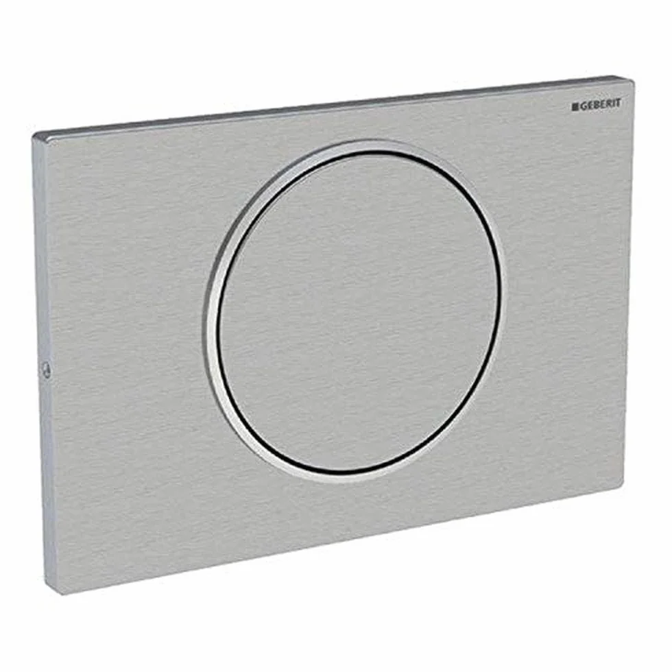 Geberit 115.787. SN. 5 płytka uruchamiająca Sigma10, stal nierdzewna, szczotkowana/polerowana/szczotkowana, przykręcana