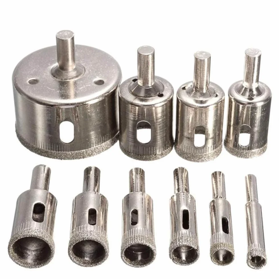 Wiertła do płytek z powłoką diamentową, 1 szt. Płytki marmurowe szkło ceramiczne otwornice wiertła do elektronarzędzi 6 mm-50 mm