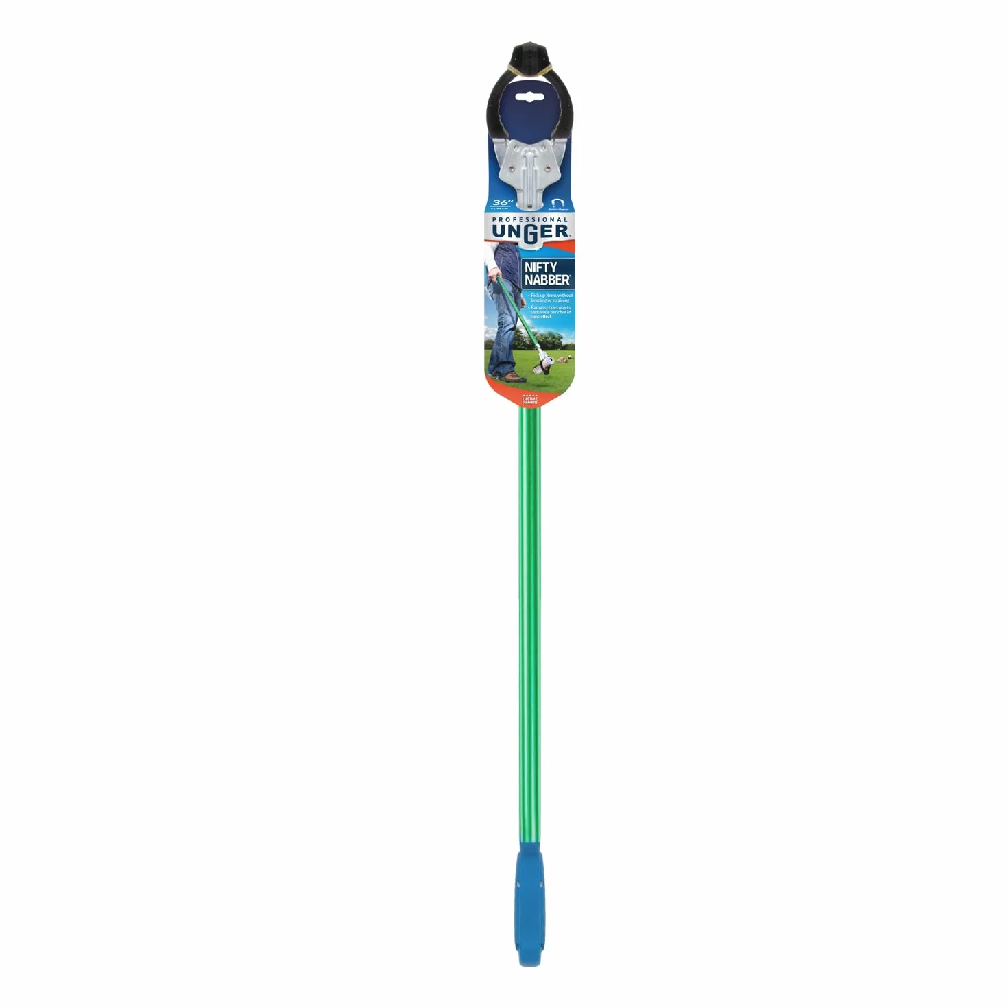Unger Reacher Grabber Tool i zbieracz śmieci, zielony, 91,44 cm