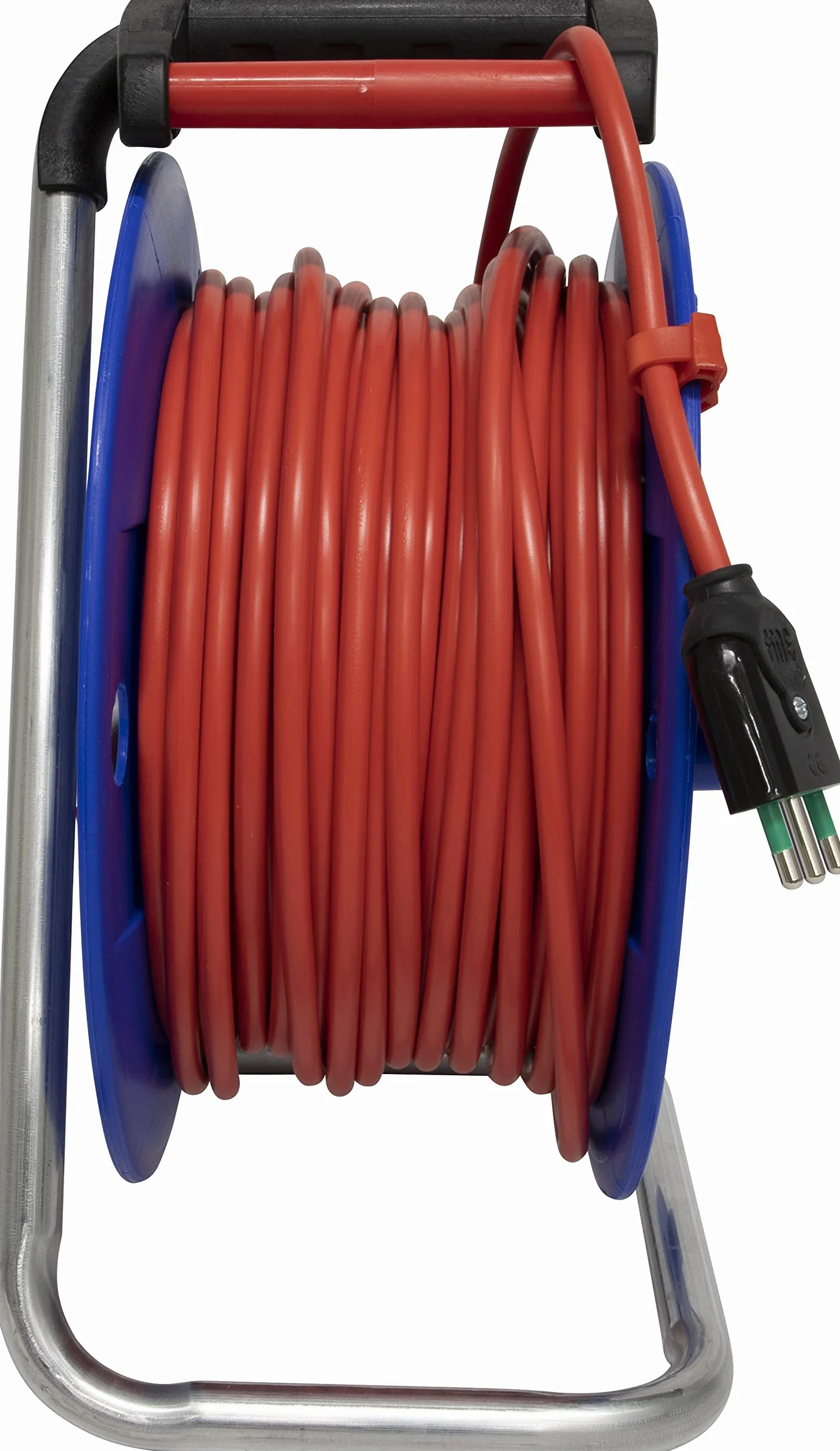 Brennenstuhl Garant Zwijacz kablowy z wieloma gniazdami Przedłużacz zewnętrzny z kablem elektrycznym i wtyczką Schuko i włoskim