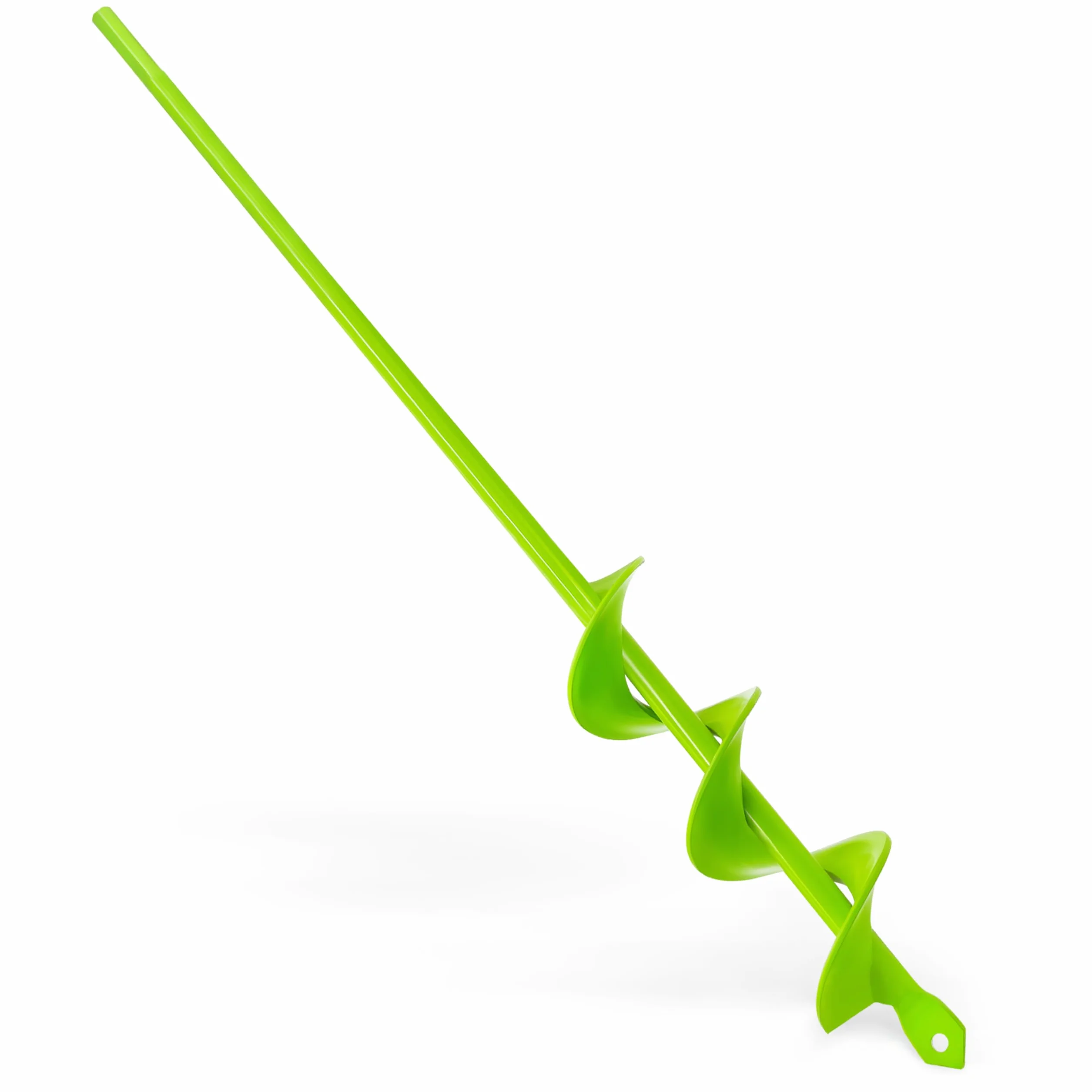 Świder ogrodowy LYFETC 4x42cm Zielony, świder ogrodowy do wiertarki, świder do sadzenia do wiertarki akumulatorowej, świder do ziemi do kwietników, świder ogrodowy z designem ślimaka do kopania